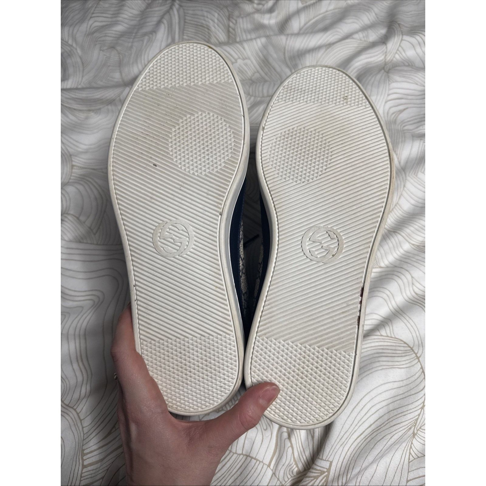 Gucci Gucci Men’s High Top Sneakers, Navy, Size 8.5 US Size US 8.5 / EU 41-42 - 12 Thumbnail