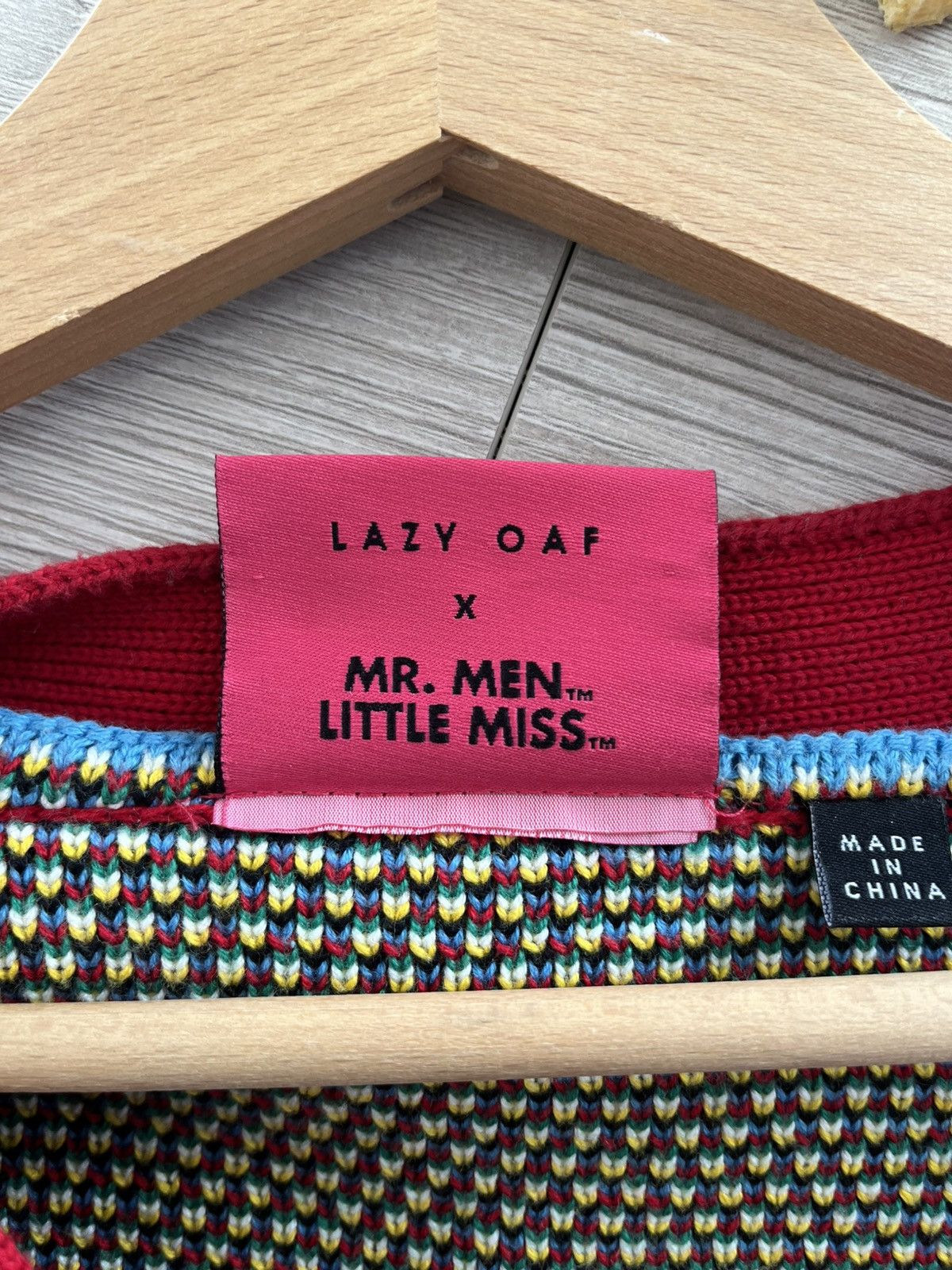 Lazy Oaf Lazy Oaf x Mr. Men Little Miss - Walter’s World Cardigan (S) Size S / US 4 / IT 40 - 3 Thumbnail