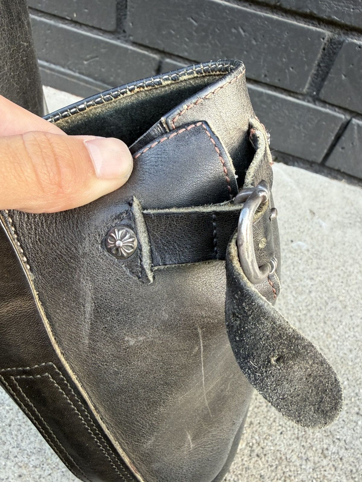 Chrome Hearts 1990s Chrome Hearts Wesco Boss Boots Size US 9 / EU 42 - 8 Thumbnail
