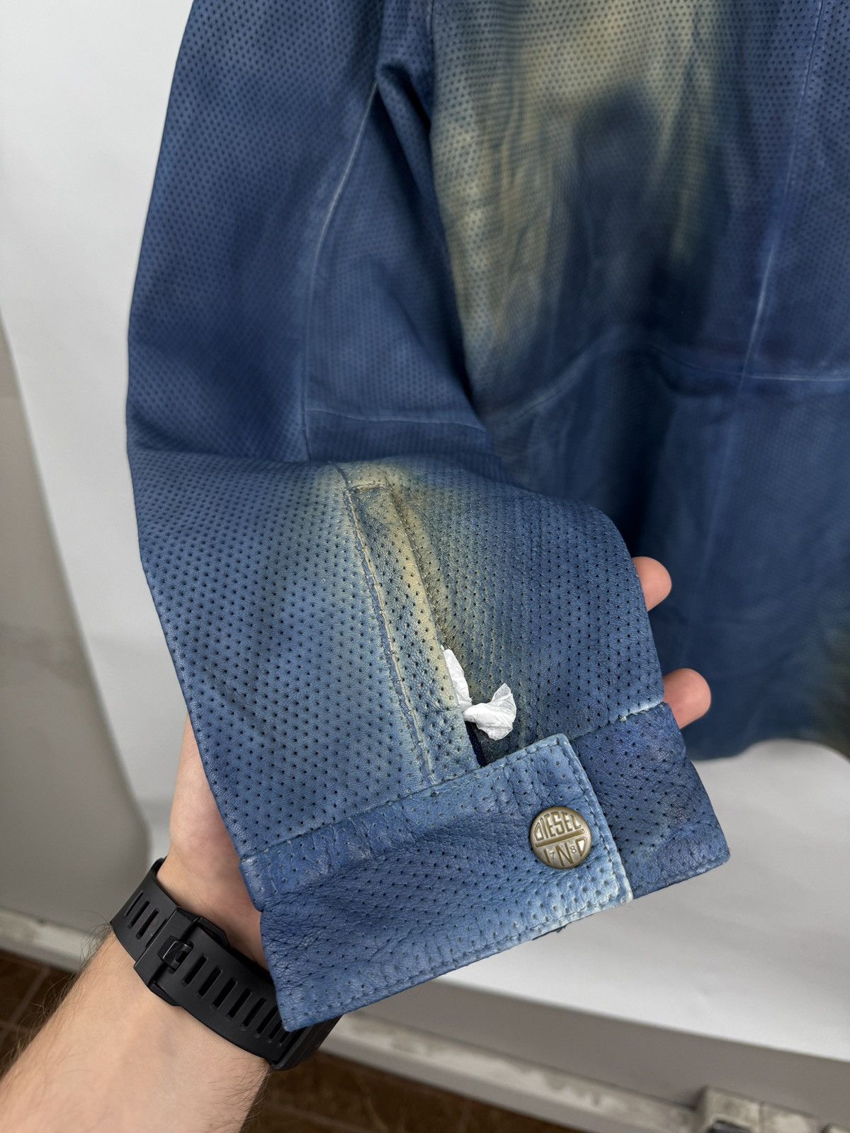 Diesel ❗️NEW 🇺🇸 Diesel Leather Jacket L-Clime Giacca Rare NWT Size US L / EU 52-54 / 3 - 16 Thumbnail