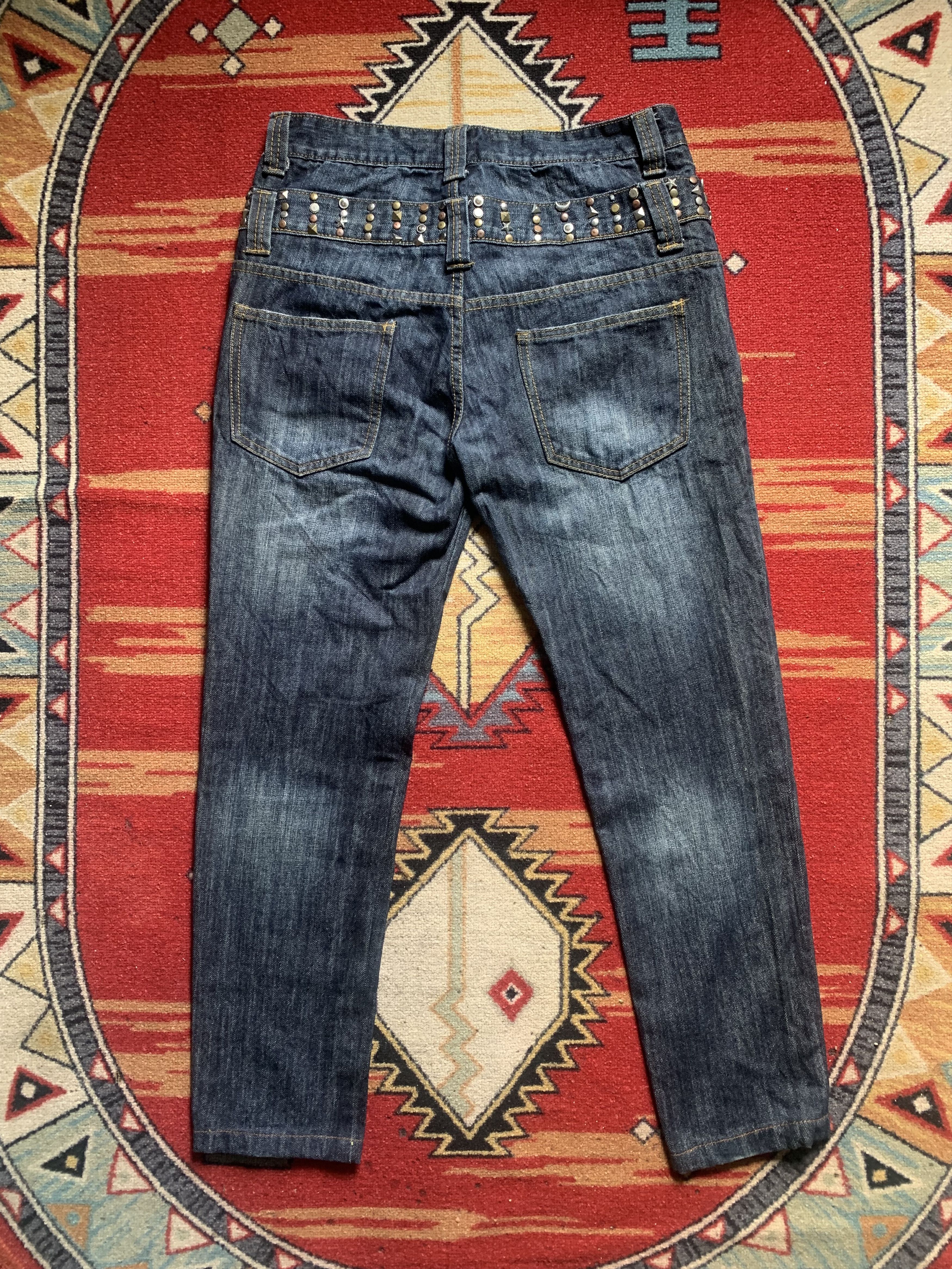 Japanese Brand Denim Pants Double Layer Y2k Style Size US 30 / EU 46 - 3 Thumbnail