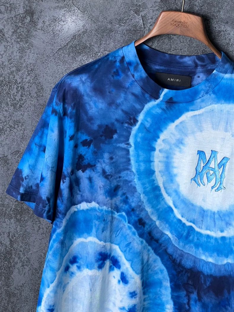 Amiri Amiri Blue Tie-Dye Cotton T-Shirt Size US M / EU 48-50 / 2 - 4 Thumbnail