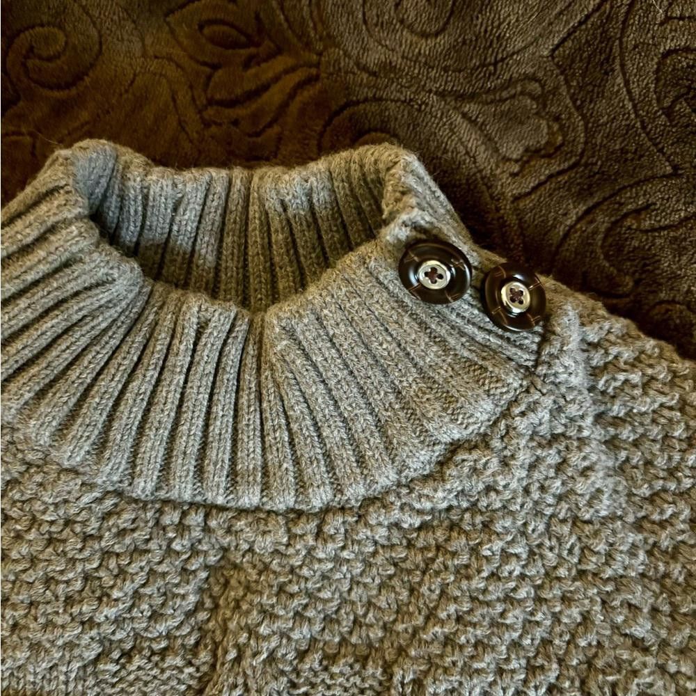 Designer The Eagle’s Eye Gray Knit Sweater Dress - 4T Size XXS / US 00 / IT 34 - 2 Thumbnail