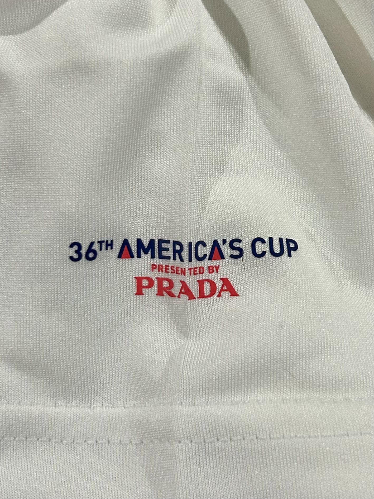 Prada Prada X North Sails 36th America's Cup Logo Jersey T-Shirt Size US XL / EU 56 / 4 - 18 Thumbnail