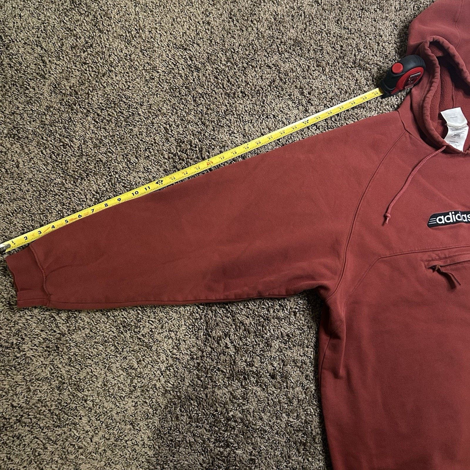 Adidas Vtg Adidas Sweatshirt Mens L Red Crew Neck Sweater 90’s/Y2K Size US L / EU 52-54 / 3 - 12 Thumbnail