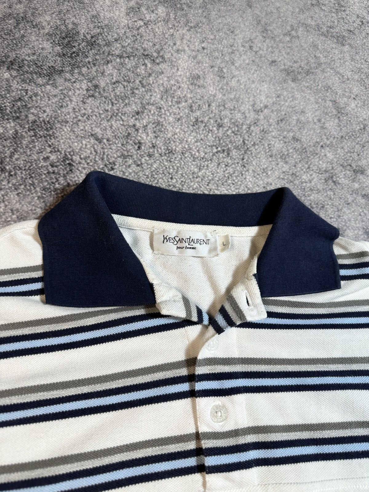 Yves Saint Laurent Yves Saint Laurent Polo Size US L / EU 52-54 / 3 - 3 Thumbnail