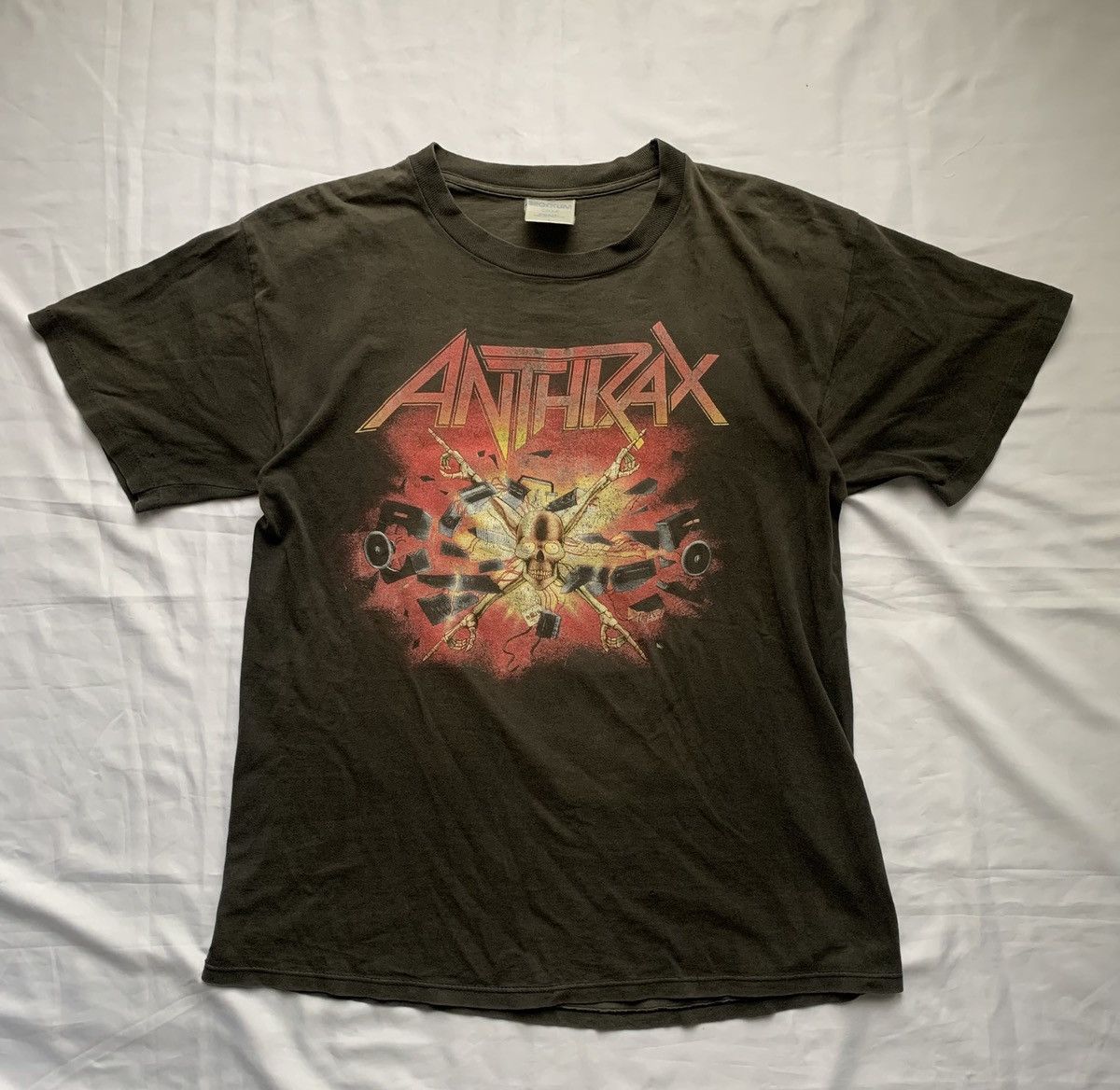 Vintage VINTAGE ANTHRAX BROCKUM Size US L / EU 52-54 / 3 - 1 Thumbnail