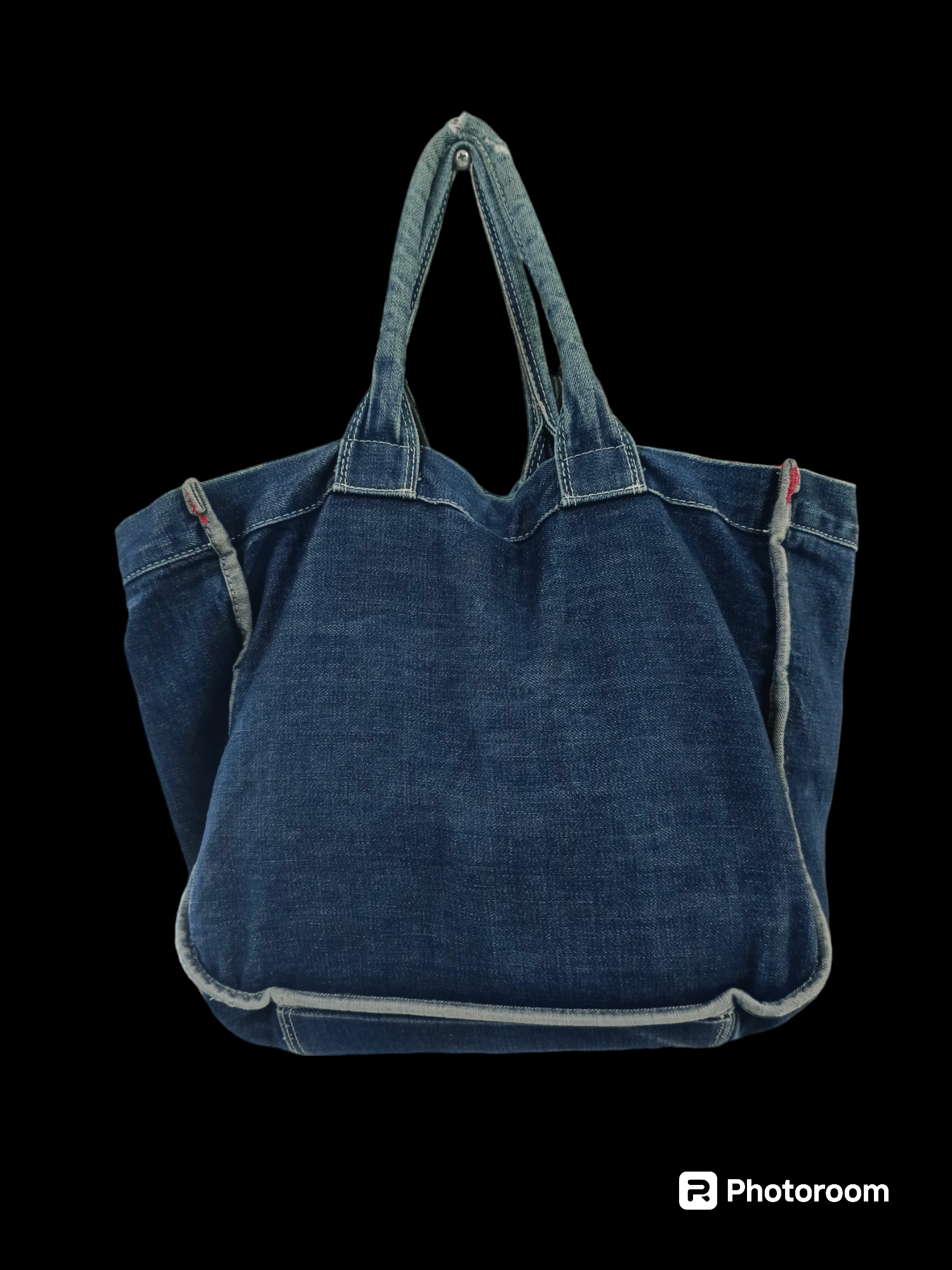 Yohji Yamamoto DiSTRESSES DENIM YOHJI YAMAMOTO TOTE BAG Size ONE SIZE - 4 Thumbnail