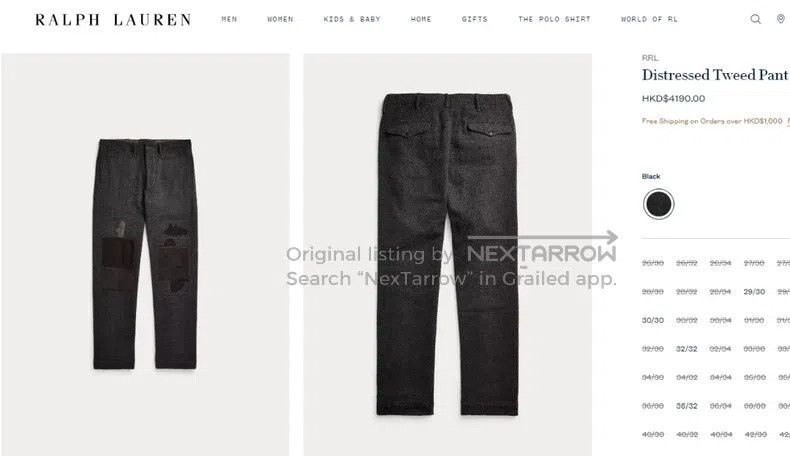 RRL Ralph Lauren RRL Ralph Lauren Vintage Distressed Farm Southwest Wool Pa Size US 30 / EU 46 - 2 Thumbnail