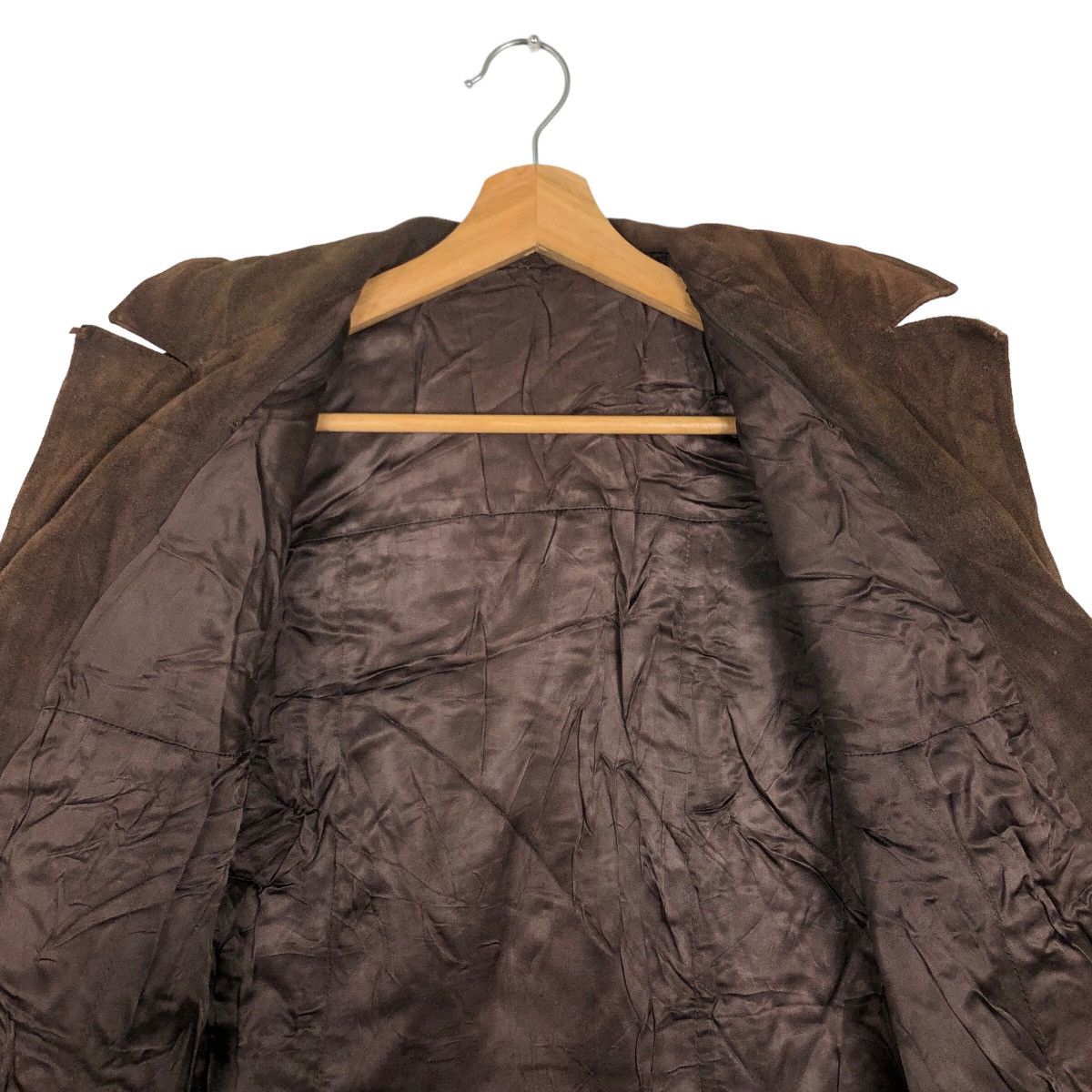 Genuine Leather 🔥90’s Vintage Genuine Leather Bomber Jacket Double Breast Size US M / EU 48-50 / 2 - 11 Thumbnail