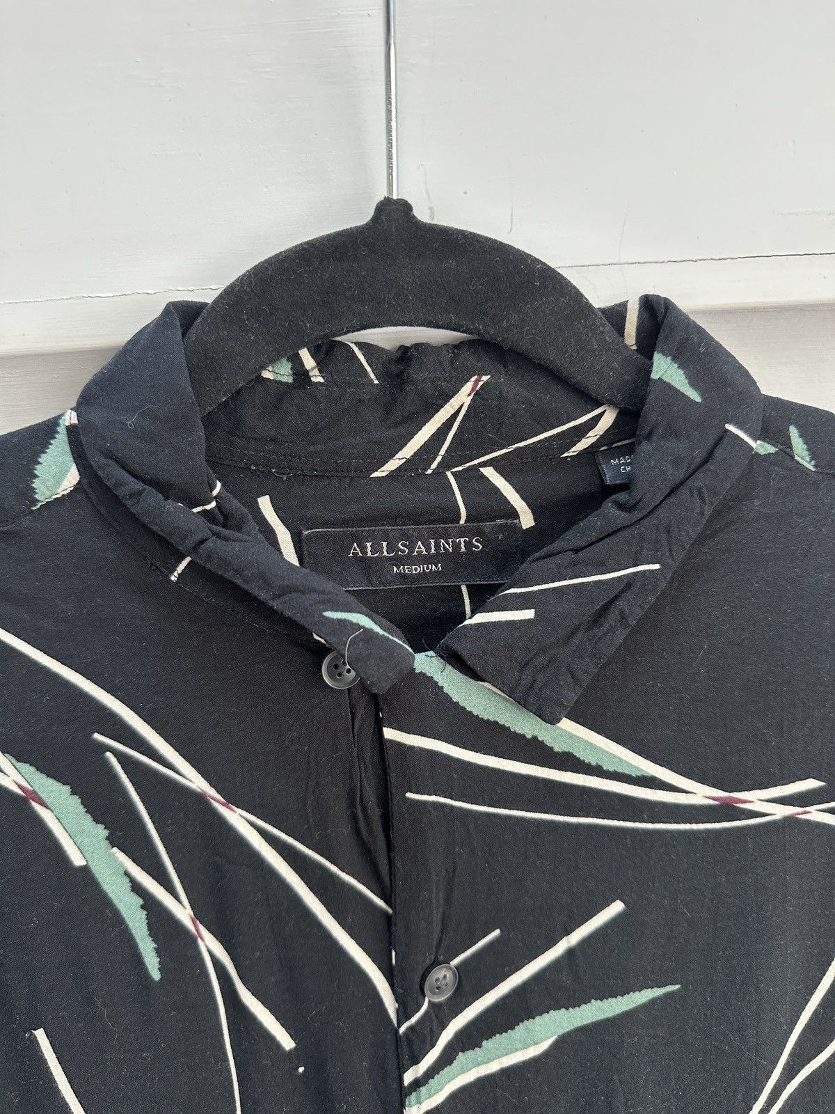Allsaints Moreland LS Shirt Size US M / EU 48-50 / 2 - 2 Thumbnail