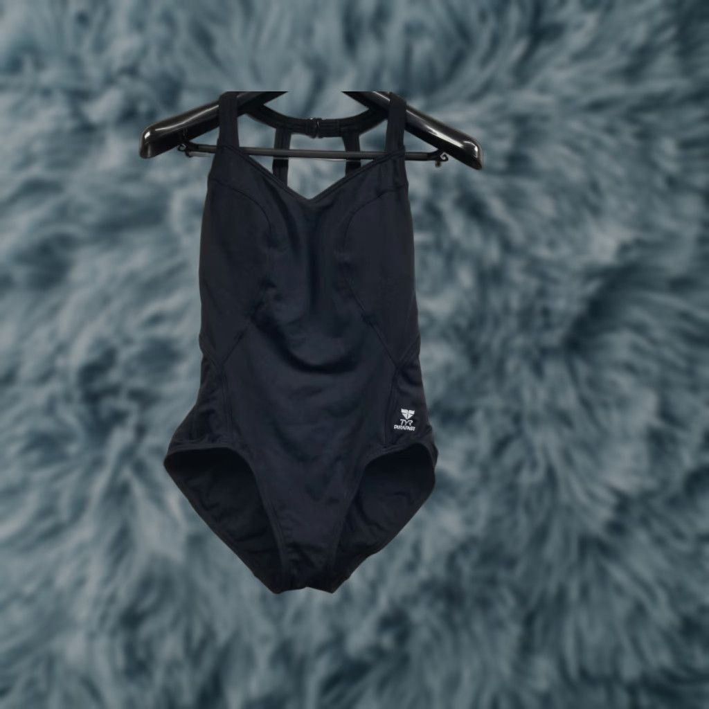 Vintage TYR Durafest Full Body Swimsuit One Piece Women Black Size 8 Beach Bathing Suit Womens Size M / US 6-8 / IT 42-44 - 1 Thumbnail