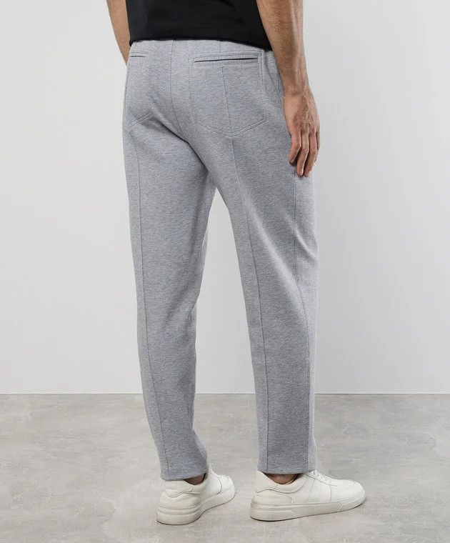 Brunello Cucinelli o1y0526 Jogger & Sweatpant in Gray Size US 34 / EU 50 - 3 Thumbnail