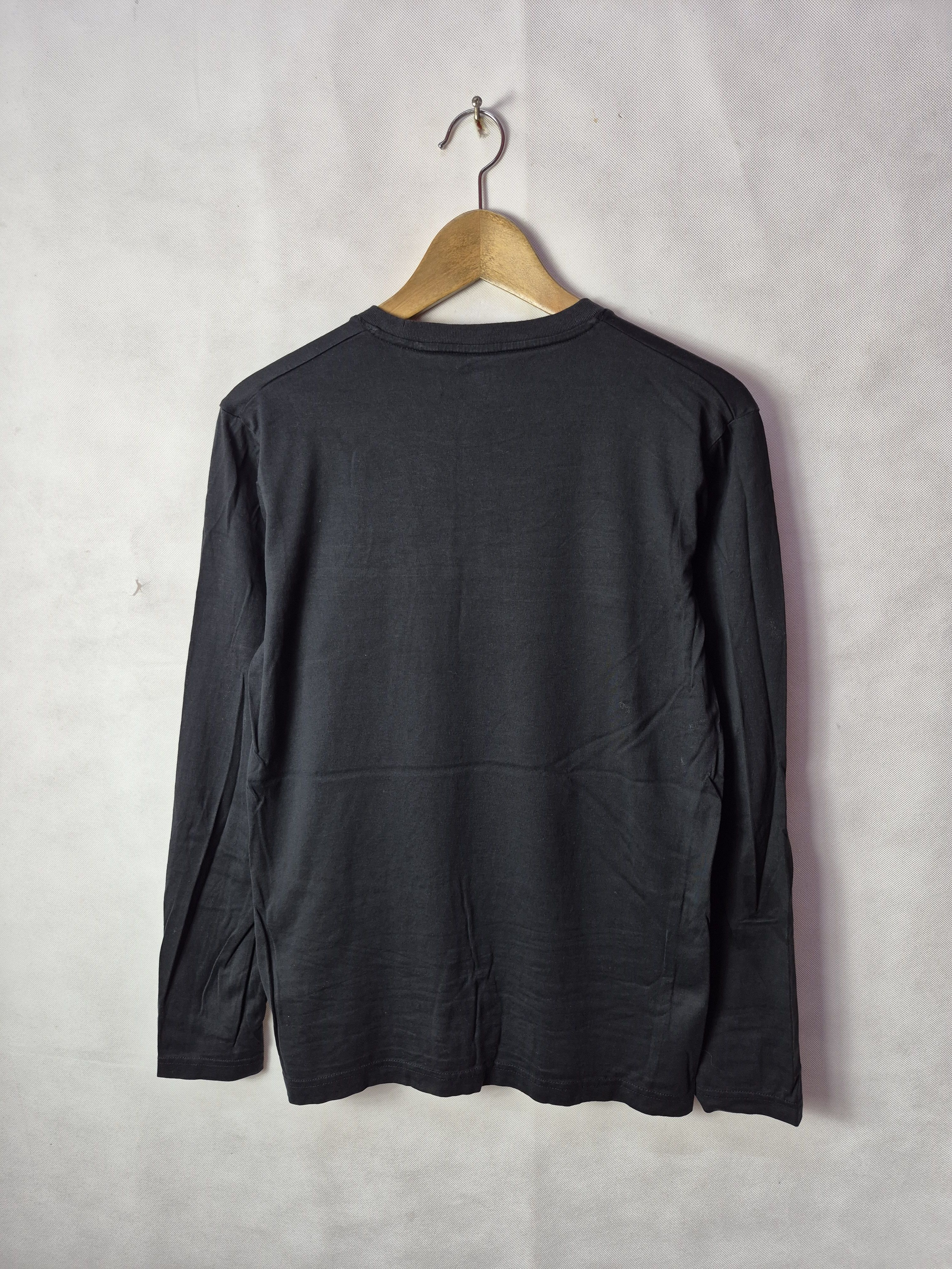 Japanese Brand × Uniqlo 🔥Uniqlo Supima Plain Black Longsleeves Tee Size US M / EU 48-50 / 2 - 5 Thumbnail
