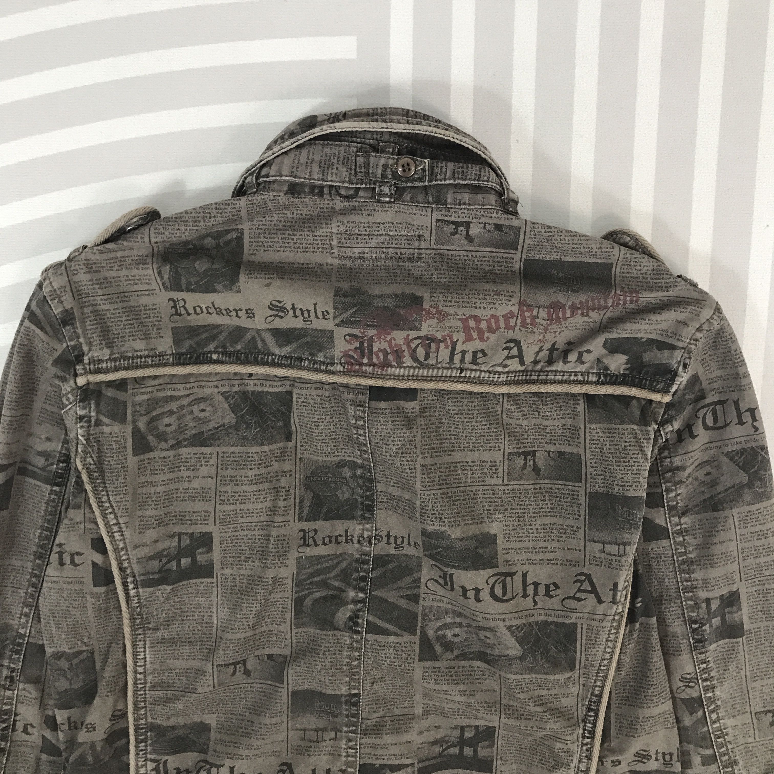 In The Attic Vintage In The Attic Full design Punk Jacket Size US L / EU 52-54 / 3 - 4 Thumbnail