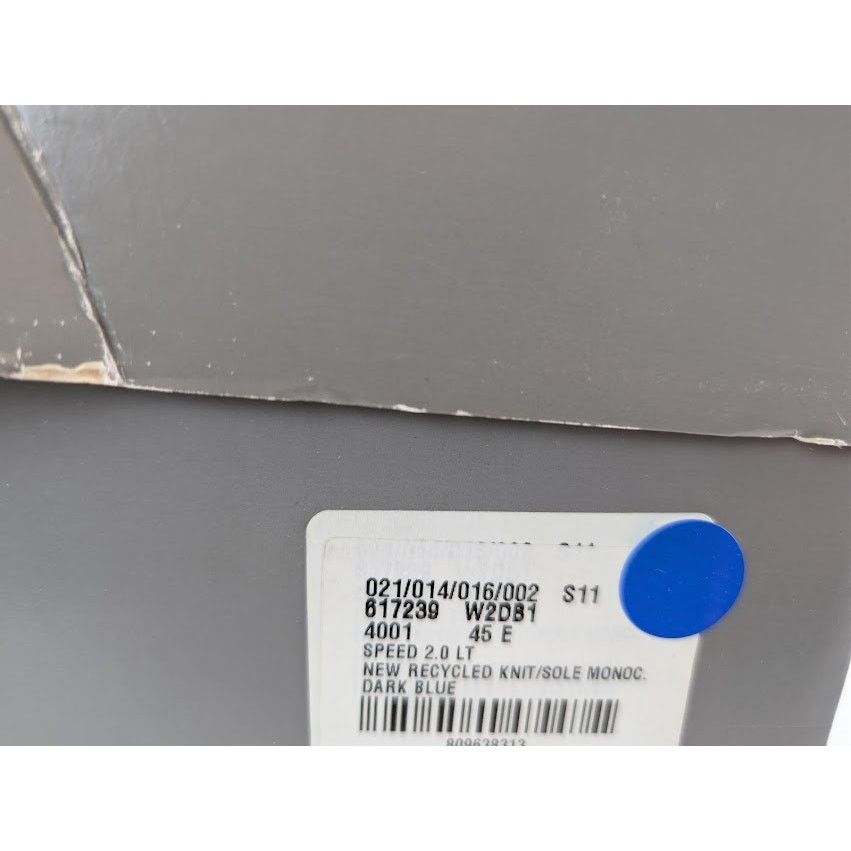 Balenciaga o1rshd1 Speed 2.0 Recycled Knit Sneakers in Dark Blue Size US 12 / EU 45 - 22 Thumbnail