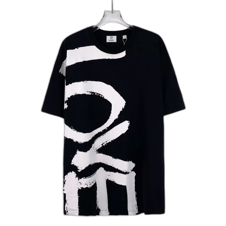 Burberry Black Burberry Logo Cotton Short Sleeve T-shirt Size M / US 6-8 / IT 42-44 - 1 Thumbnail