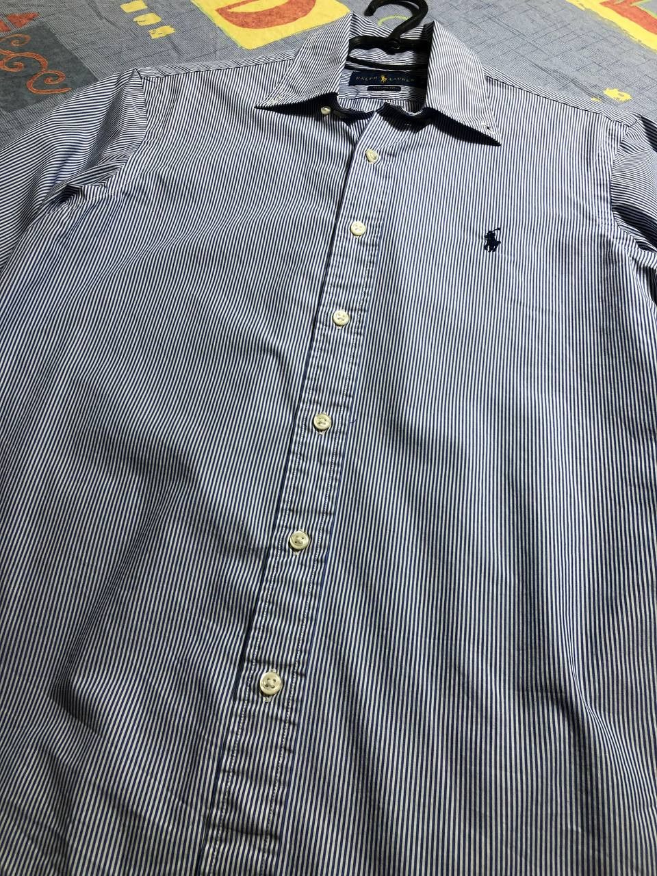 Polo Ralph Lauren Polo Ralph Lauren Vintage Mens Long Sleeve Striped Shirt Size US S / EU 44-46 / 1 - 7 Thumbnail