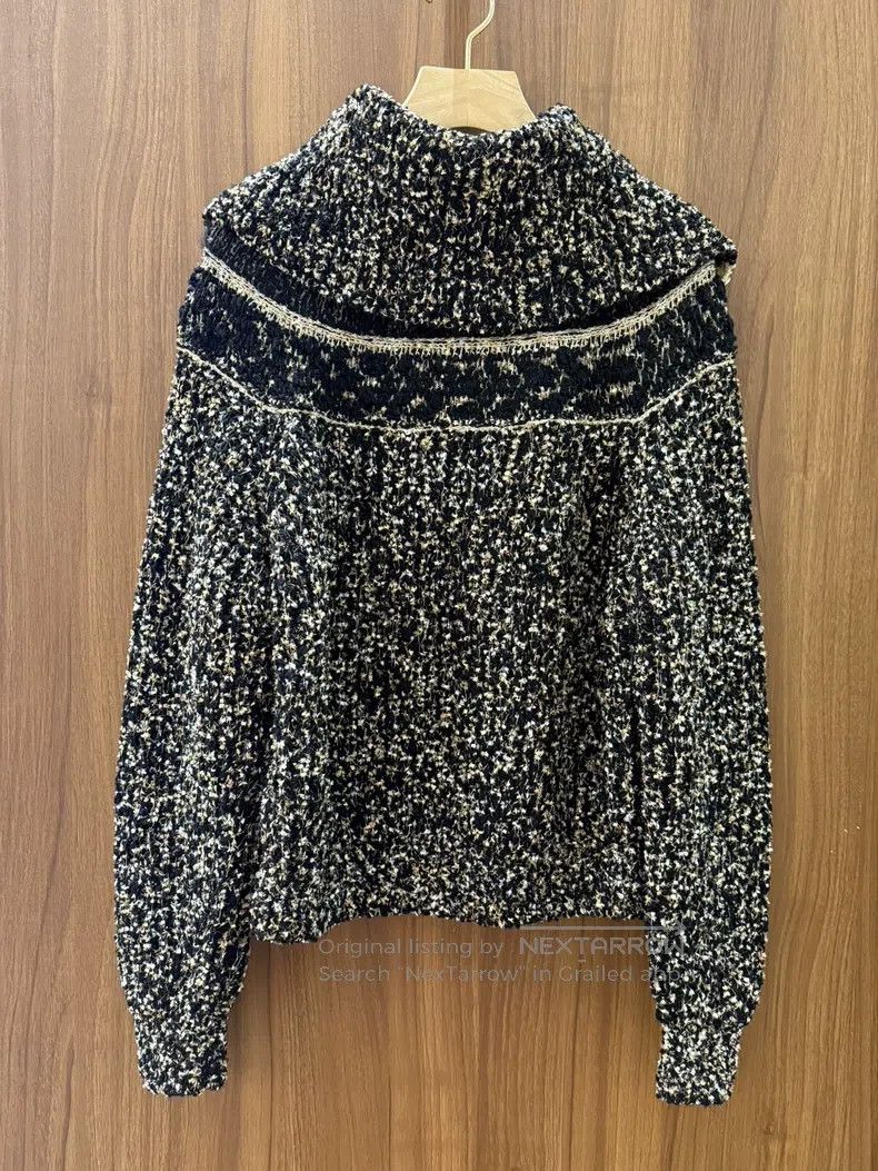 Chanel Chanel Black and white colour-blocked wool sweater Size XXS / US 00 / IT 34 - 2 Thumbnail