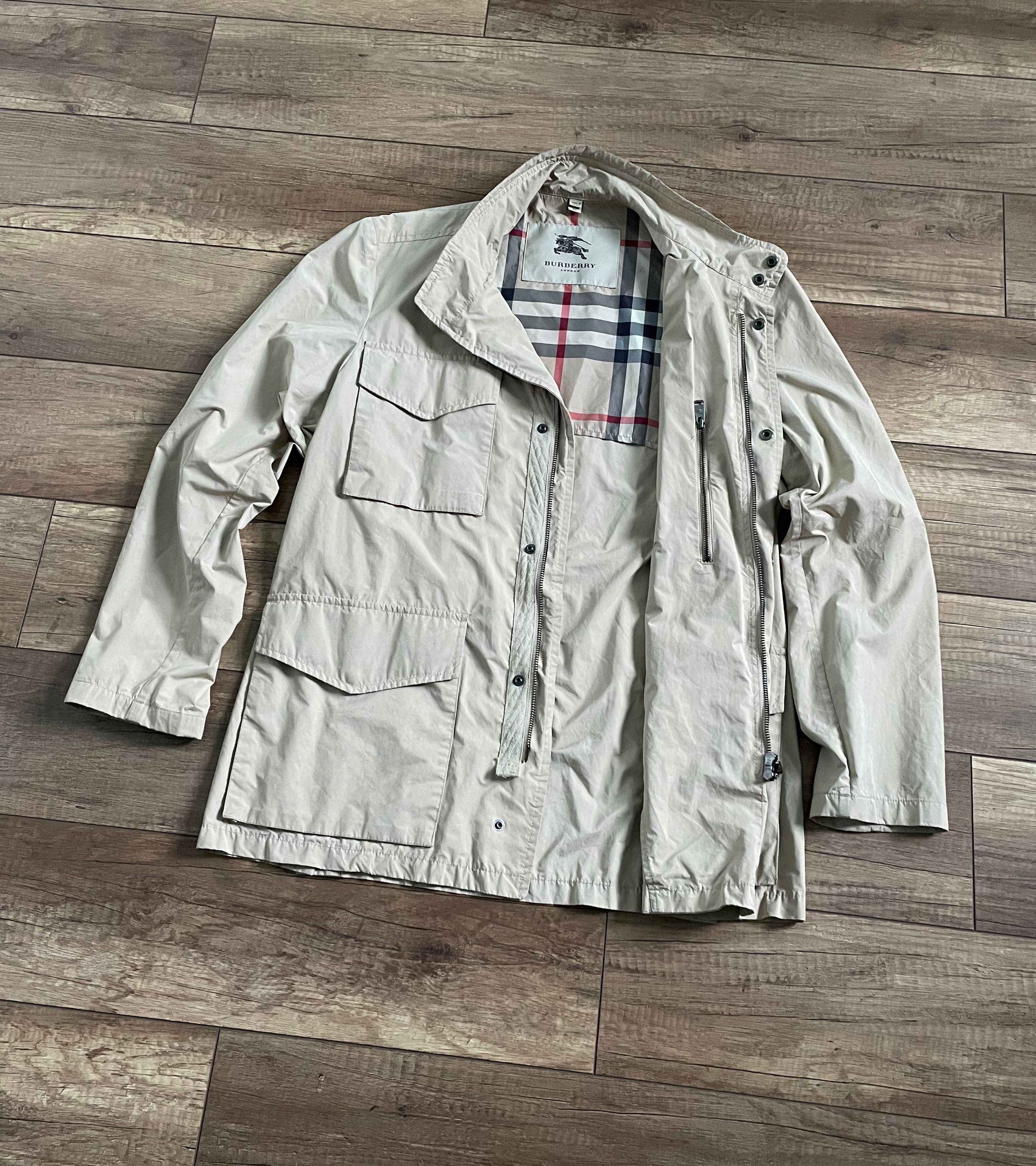 Burberry Burberry Beige Light Military Multipocket M65 Jacket Coat Size US M / EU 48-50 / 2 - 3 Thumbnail