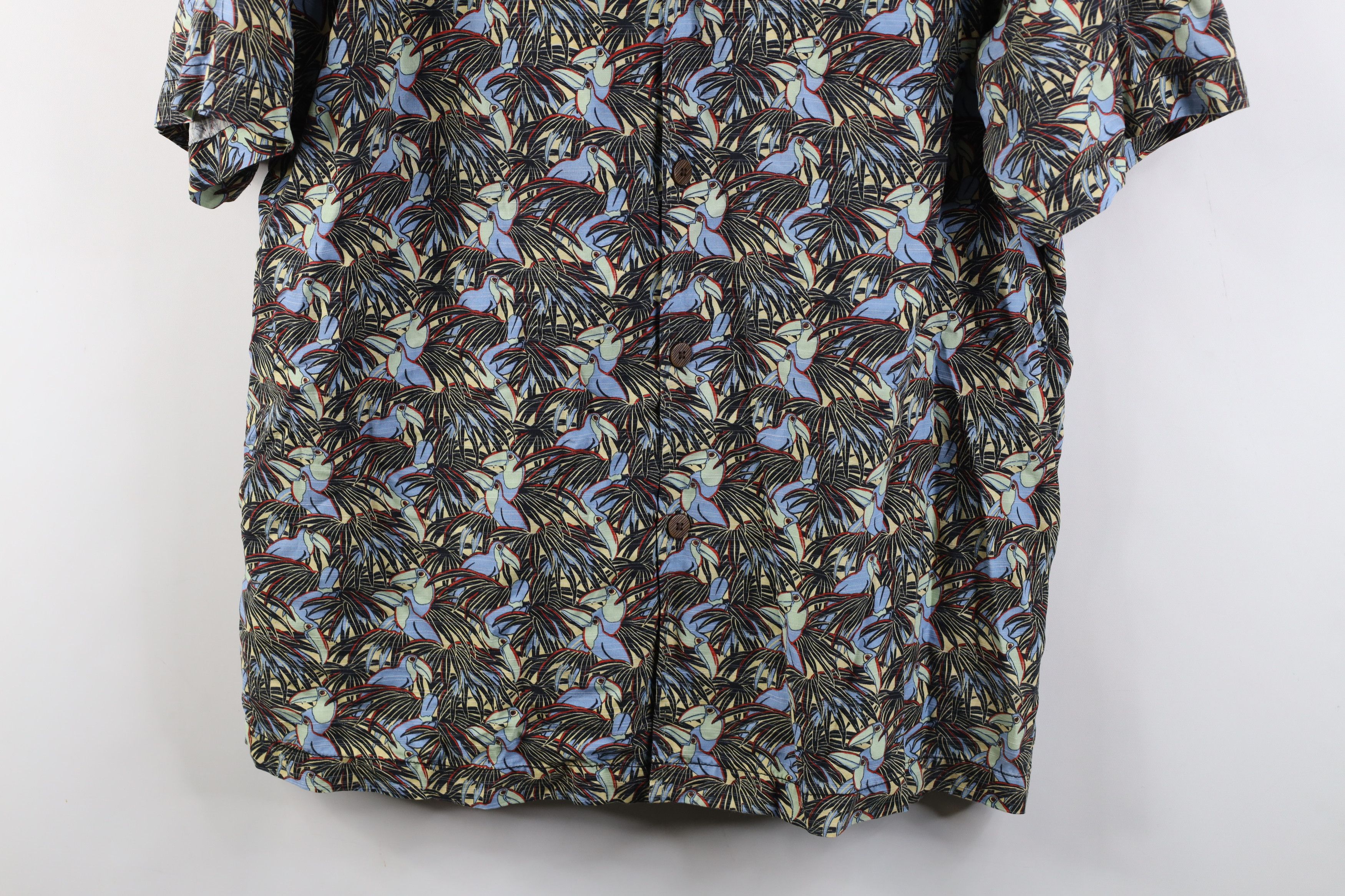 Tommy Bahama Vintage Y2K Tommy Bahama Bird Luau Hawaiian Button Shirt Size US L / EU 52-54 / 3 - 3 Thumbnail