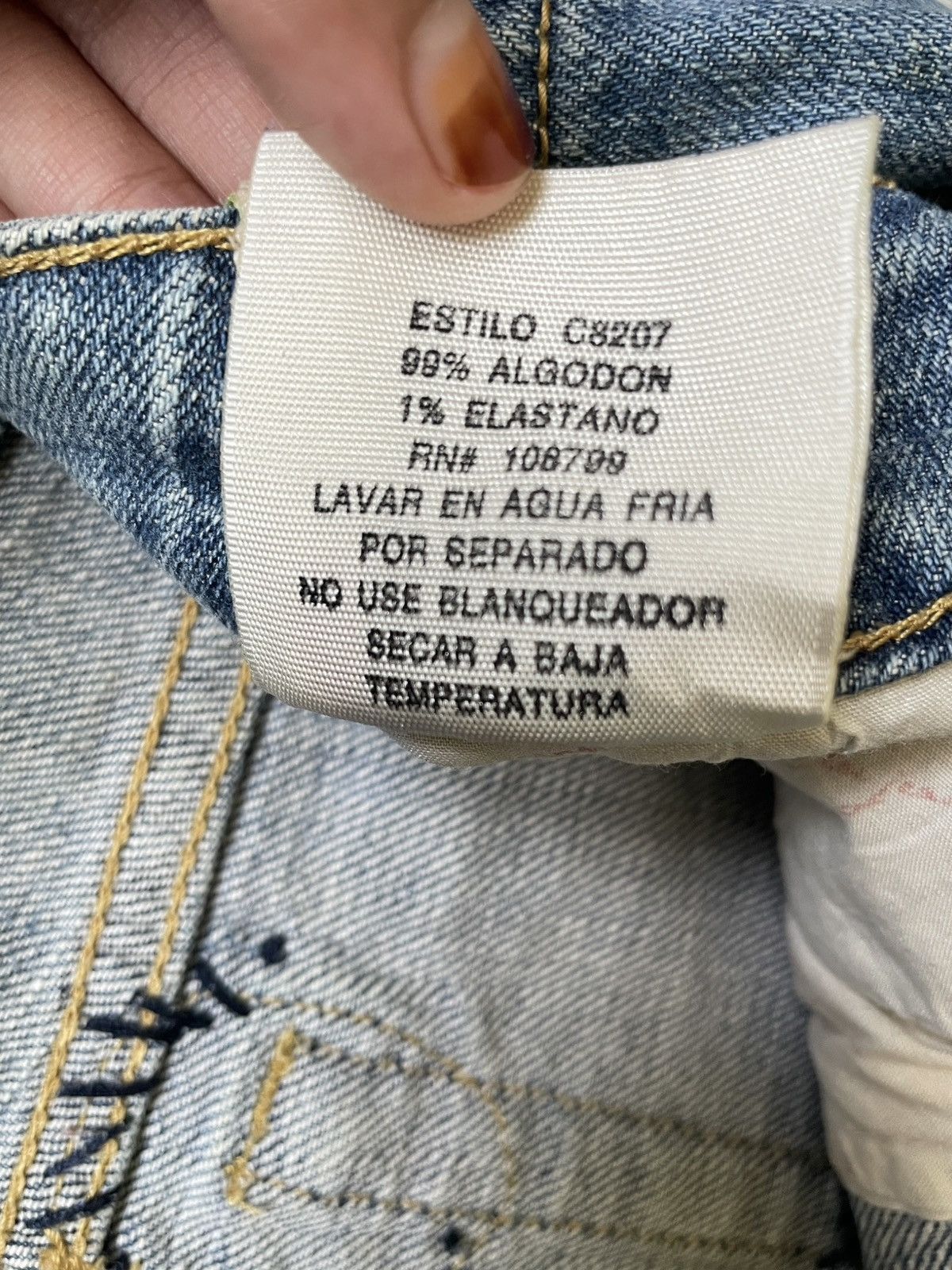Japanese Brand Vintage Japanese Brand Patch Distress Flare Bell Bottom Jean Size 40" / US 18 - 11 Thumbnail