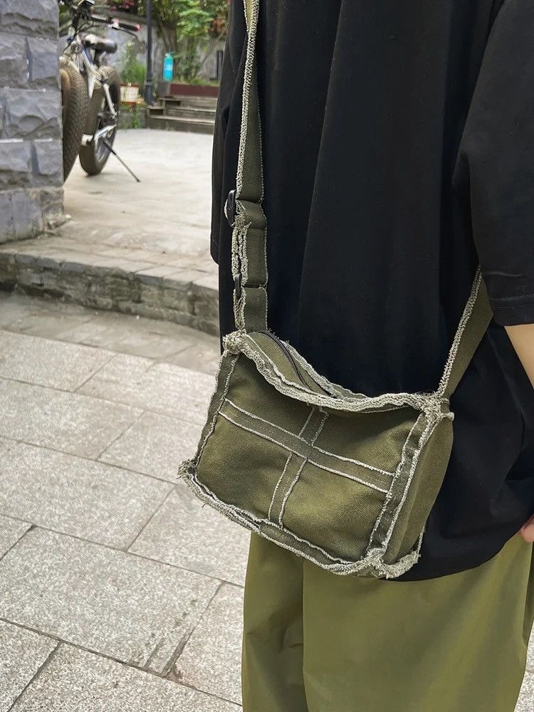 Japanese Brand Canvas Shoulder Bag Size ONE SIZE - 2 Thumbnail