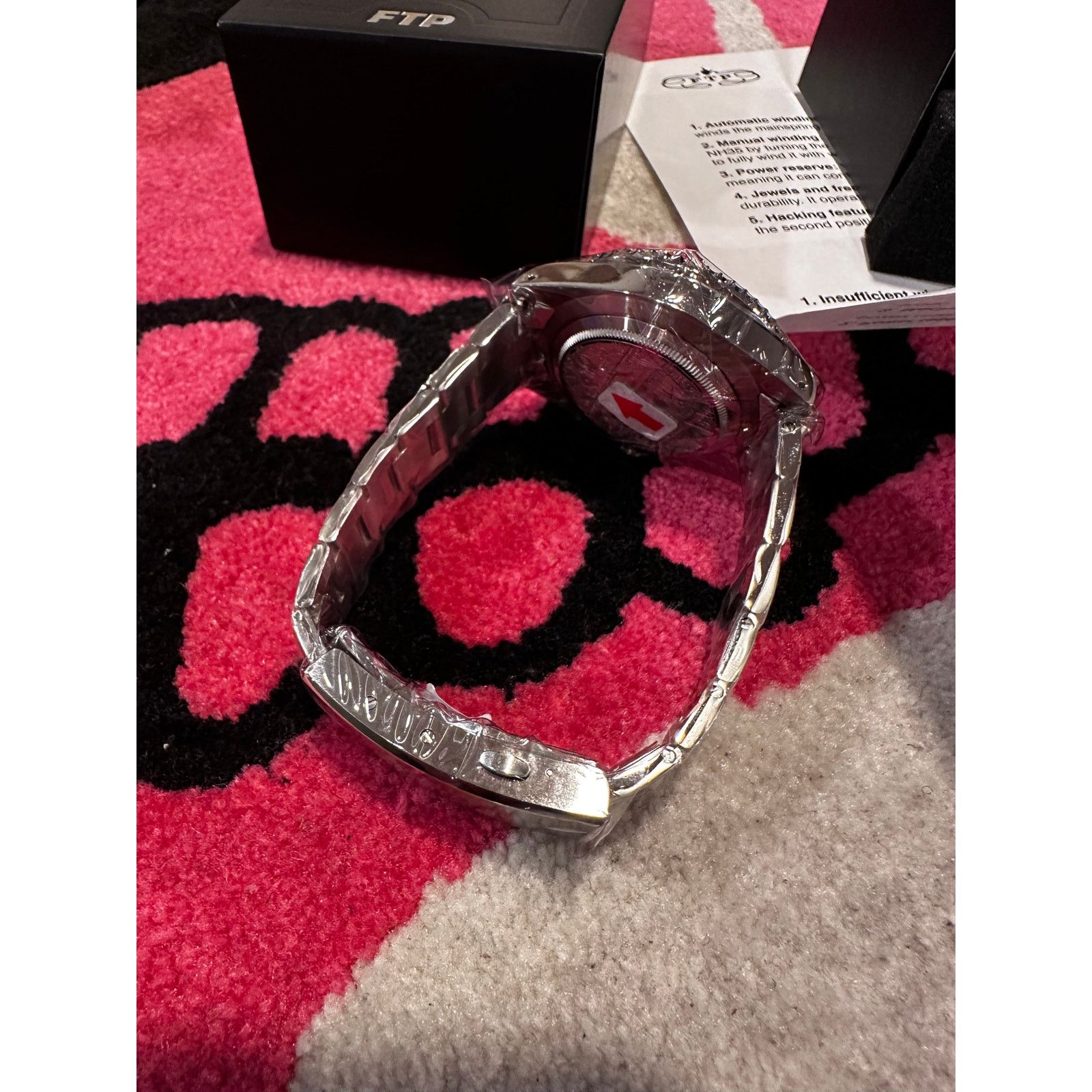 Fuck The Population FTP 2025-BSFU-FTP Timepiece Watch – 41mm – Black Size ONE SIZE - 4 Thumbnail