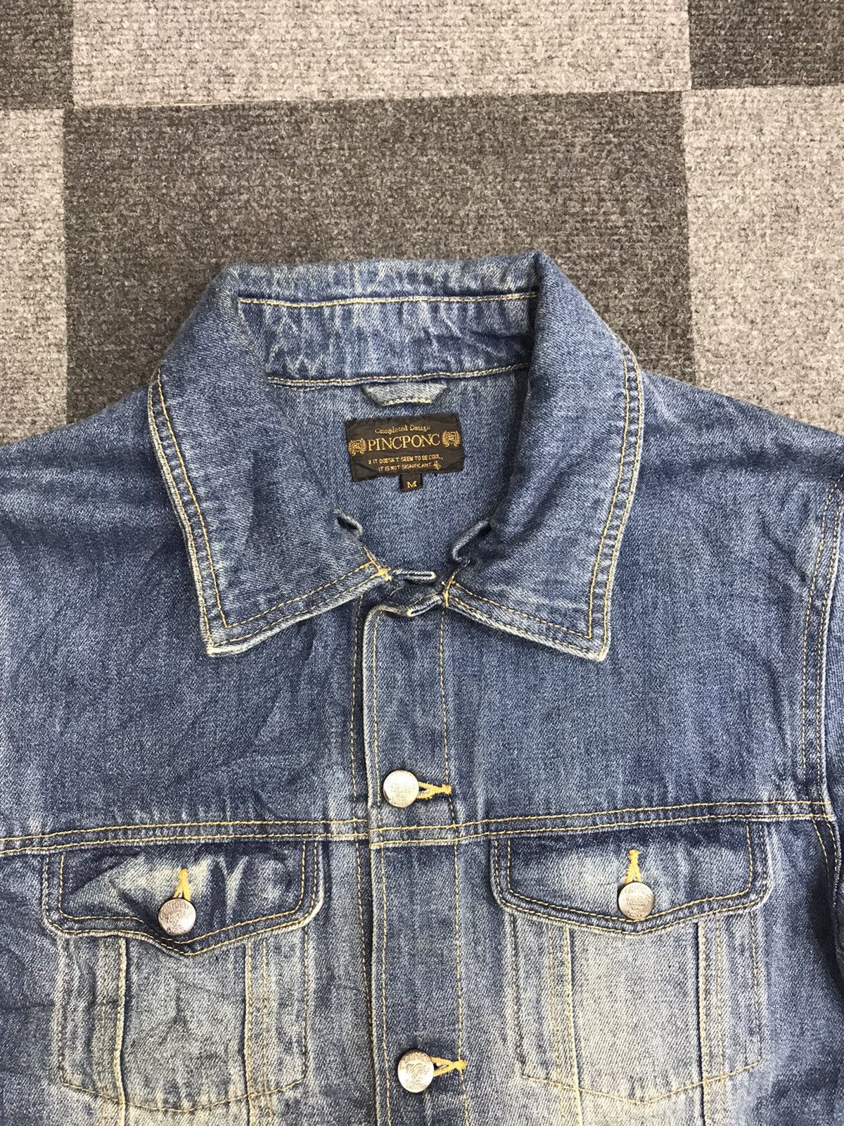 Japanese Brand PINCPONC Trucker Jacket Size US M / EU 48-50 / 2 - 2 Thumbnail