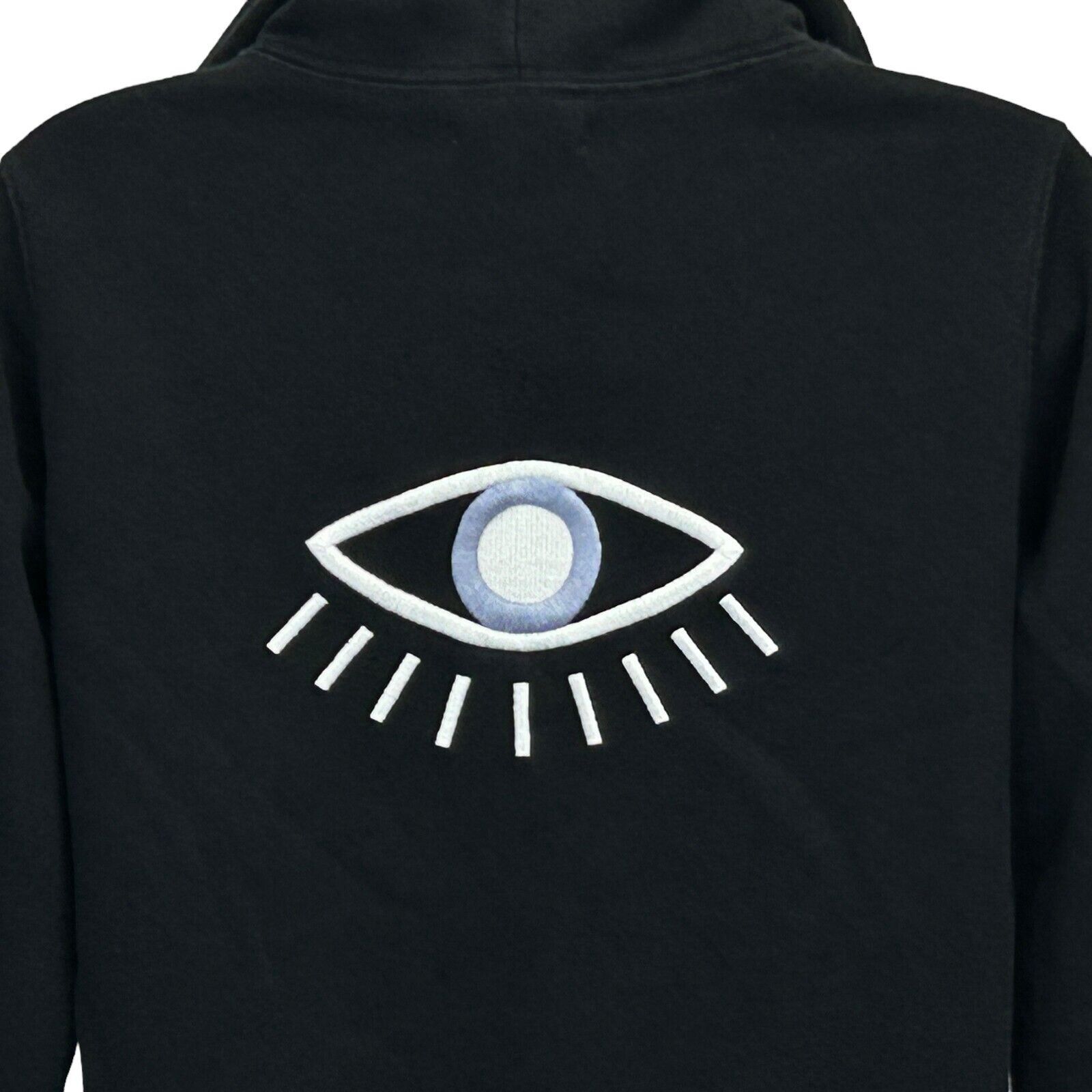 Madewell Madewell Embroidered Eye Hoodie Black Hooded Womens XXS Size XXS / US 00 / IT 34 - 5 Thumbnail