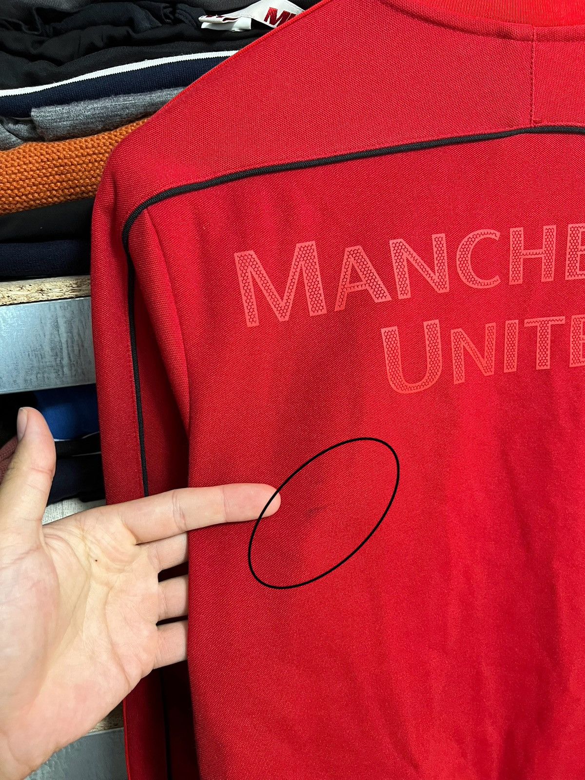 Nike Nike Manchester United 2012 Football Soccer Track Top Jacket Size US M / EU 48-50 / 2 - 9 Thumbnail