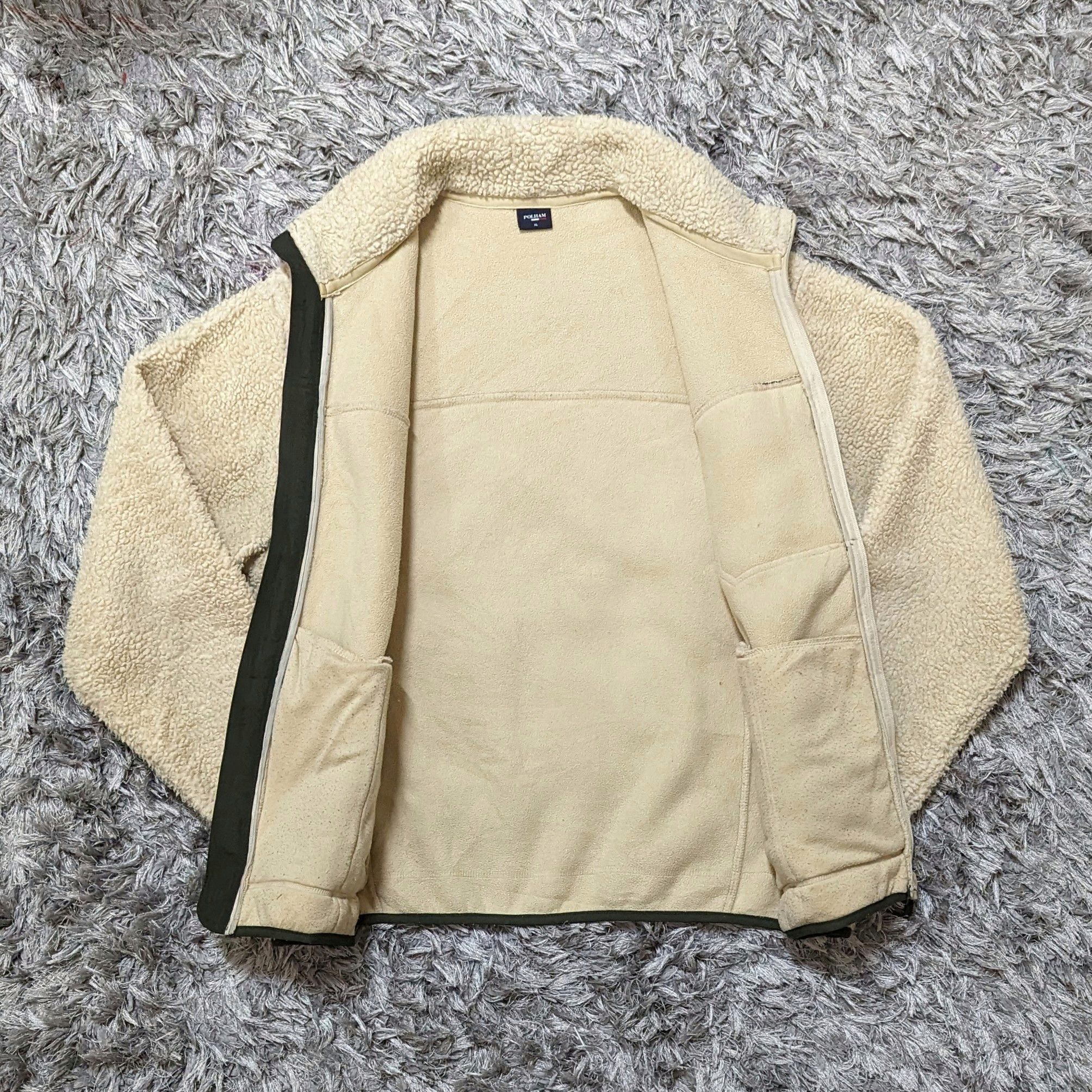 Other Polham Sherpa Jacket Fleece Shearling Retro Design Coat Size US XL / EU 56 / 4 - 2 Thumbnail