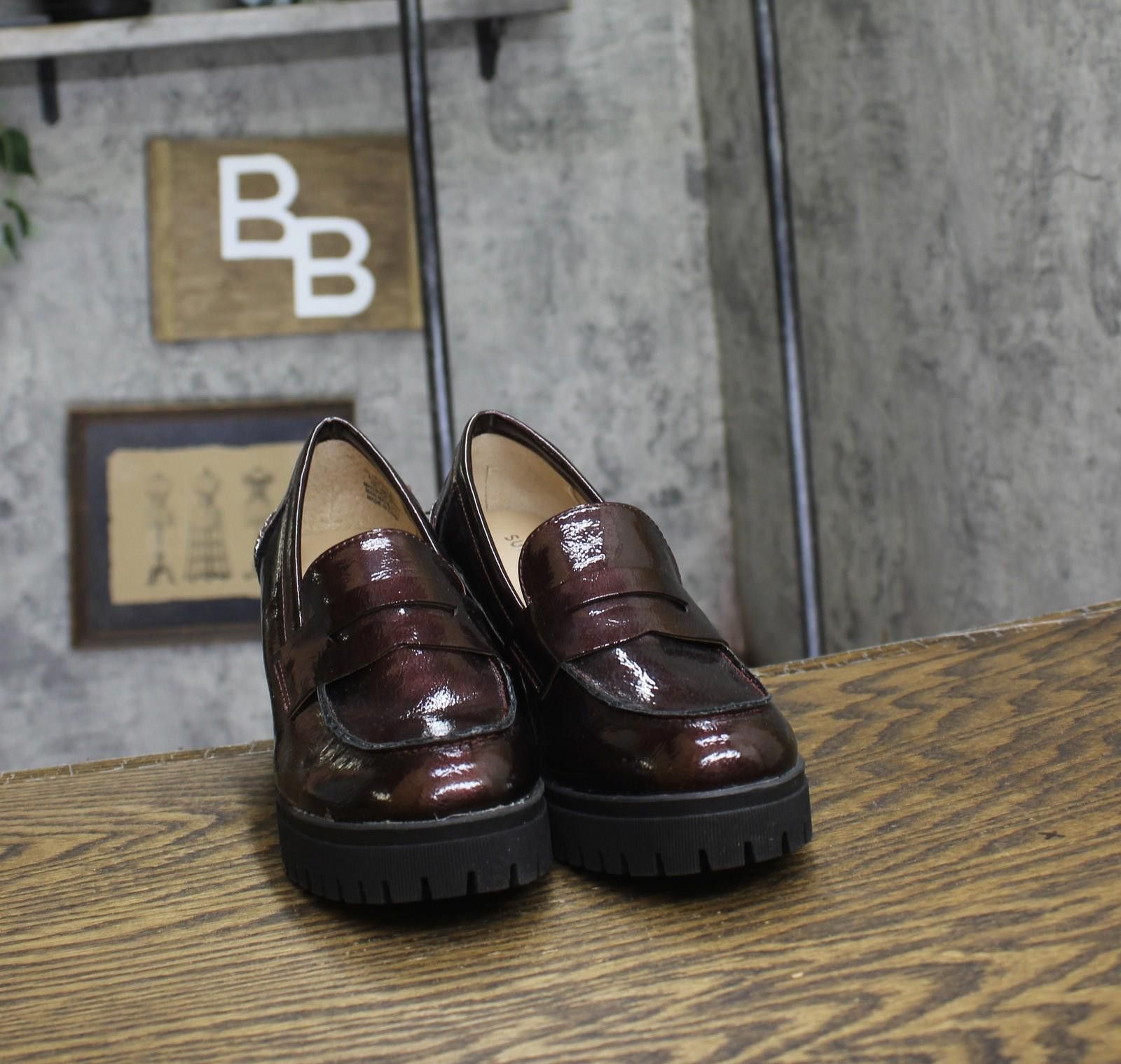 Other Sun + Stone Pumps 10019660600 Wine Patent Red Black 6.5m Size US 6.5 / IT 36.5 - 3 Thumbnail