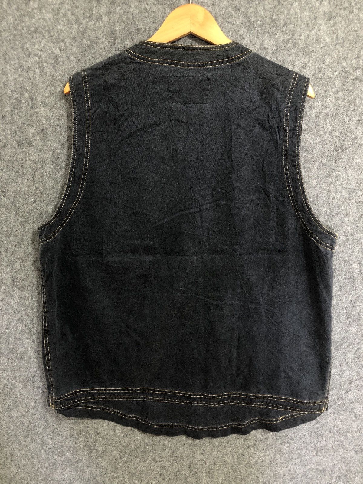 Vintage Raton Laveur Denim Vest Jacket Size US L / EU 52-54 / 3 - 4 Thumbnail