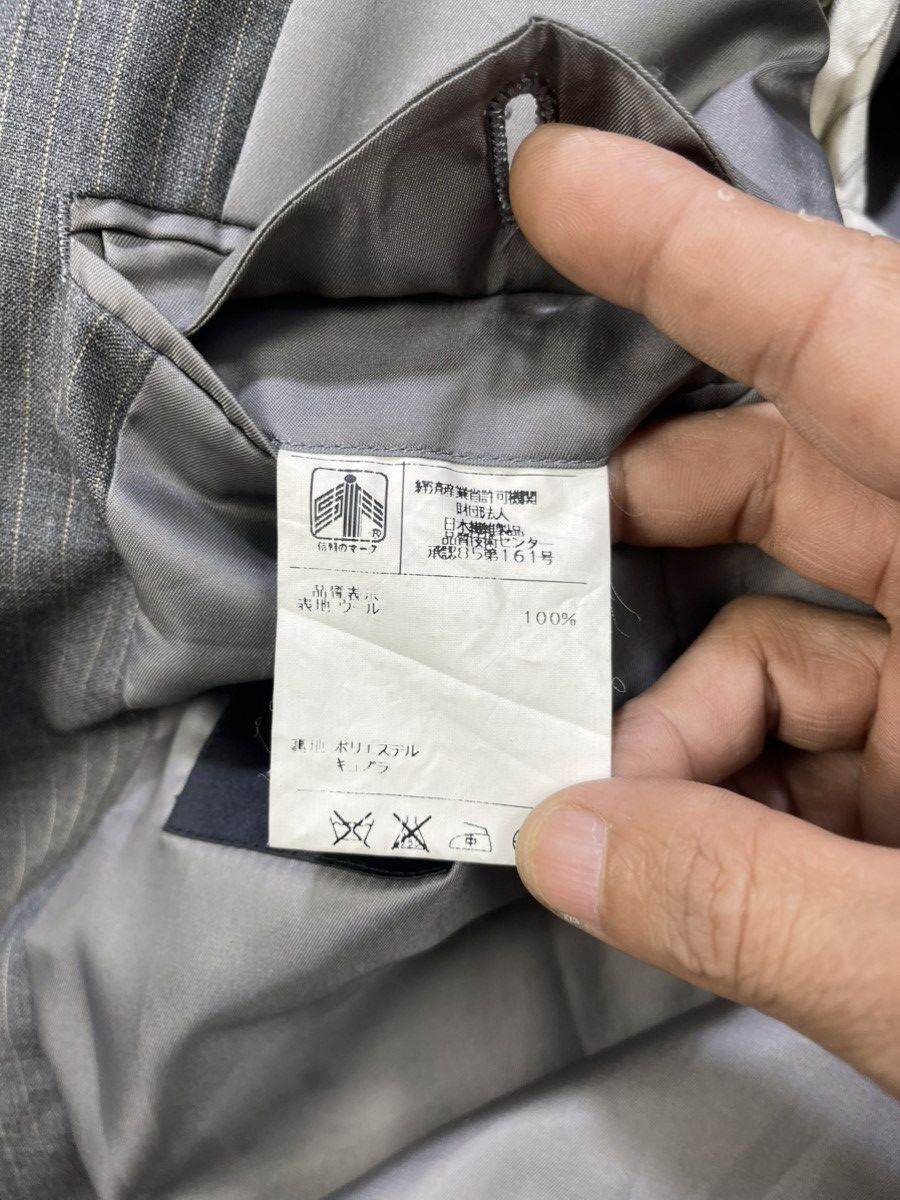 Yves Saint Laurent Yvest Saint Laurent Pinstripes Grey Blazer Size US S / EU 44-46 / 1 - 14 Thumbnail