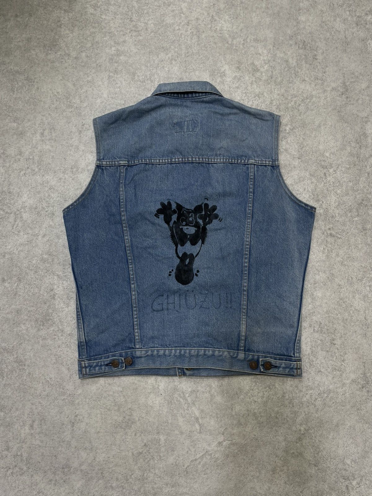 Levi's × Levi's Vintage Clothing × Vintage Vintage Levi’s France Vest, Raw Denim M/ Yamaha Detail Size US M / EU 48-50 / 2 - 9 Thumbnail