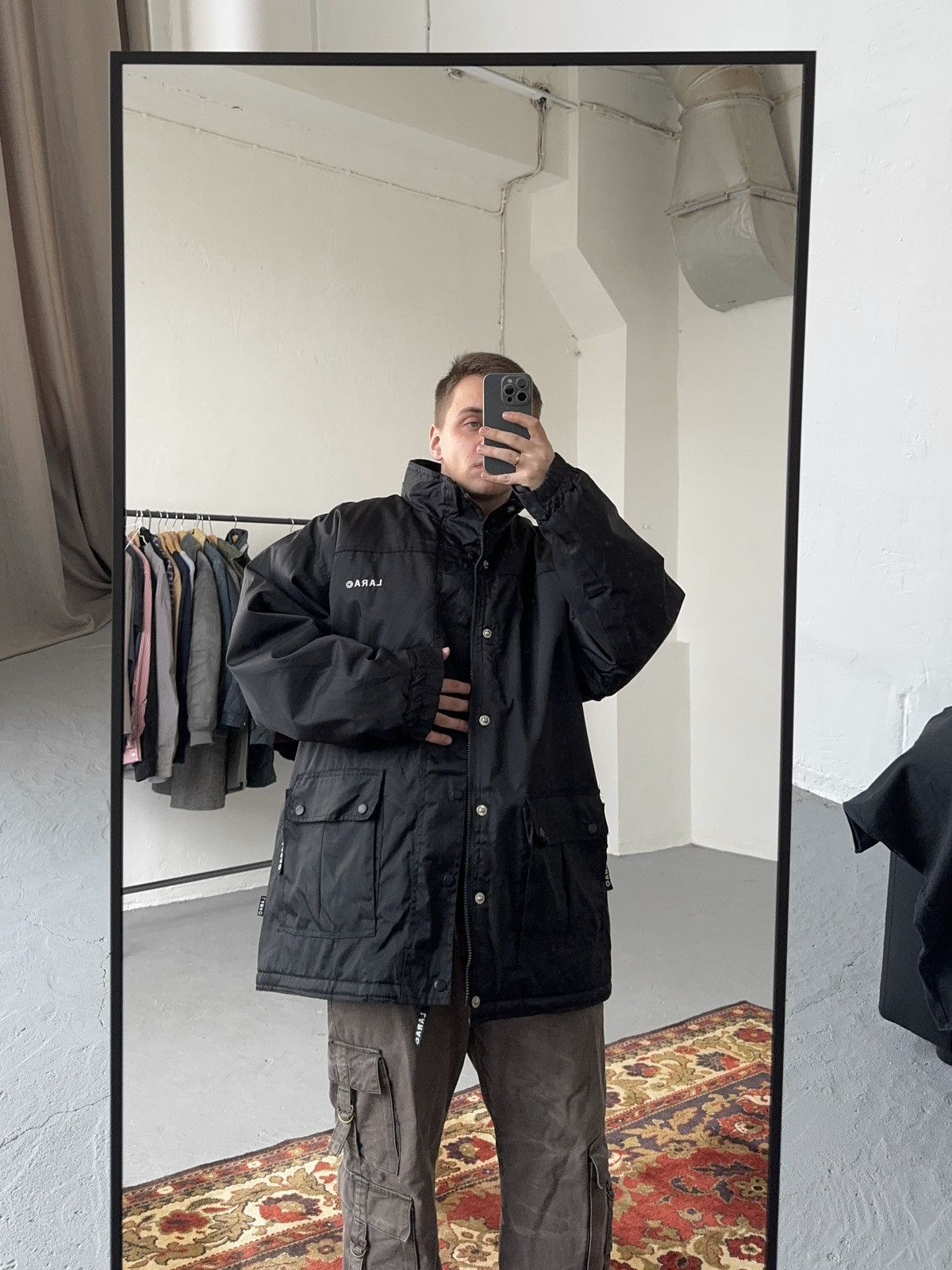 Vintage Lara Croft Merch Vintage Nylon Parka Size US L / EU 52-54 / 3 - 7 Thumbnail