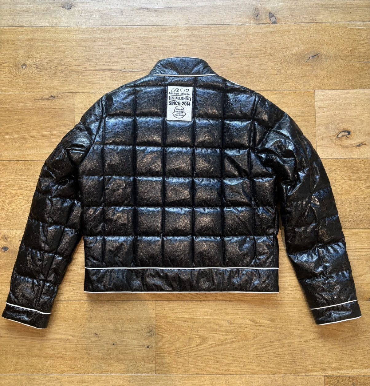 Moncler × Palm Angels MONCLER X PALM ANGELS FLYKRA SHORT DOWN GIUBOTTO JACKET Size M / US 6-8 / IT 42-44 - 5 Thumbnail