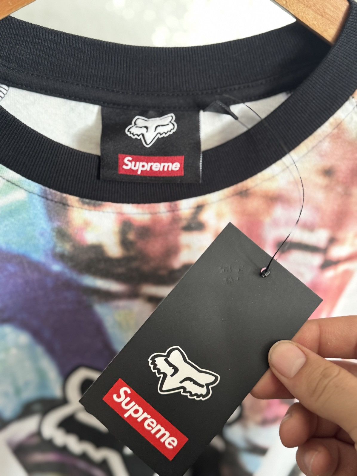 Supreme Supreme x Fox Racing Jersey – Black/White (Size Large) Size US L / EU 52-54 / 3 - 2 Thumbnail