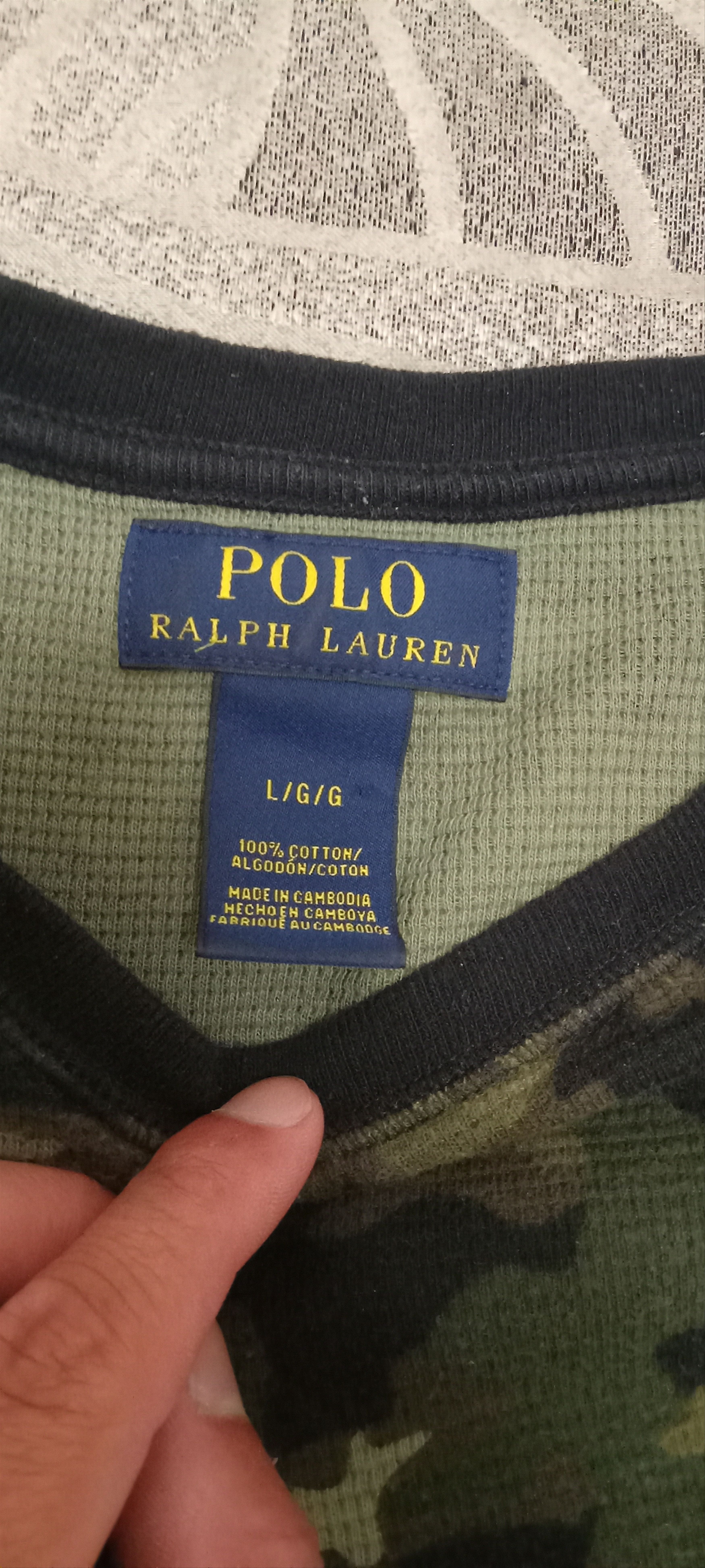 Polo Ralph Lauren Camouflage sweater Size US L / EU 52-54 / 3 - 2 Thumbnail