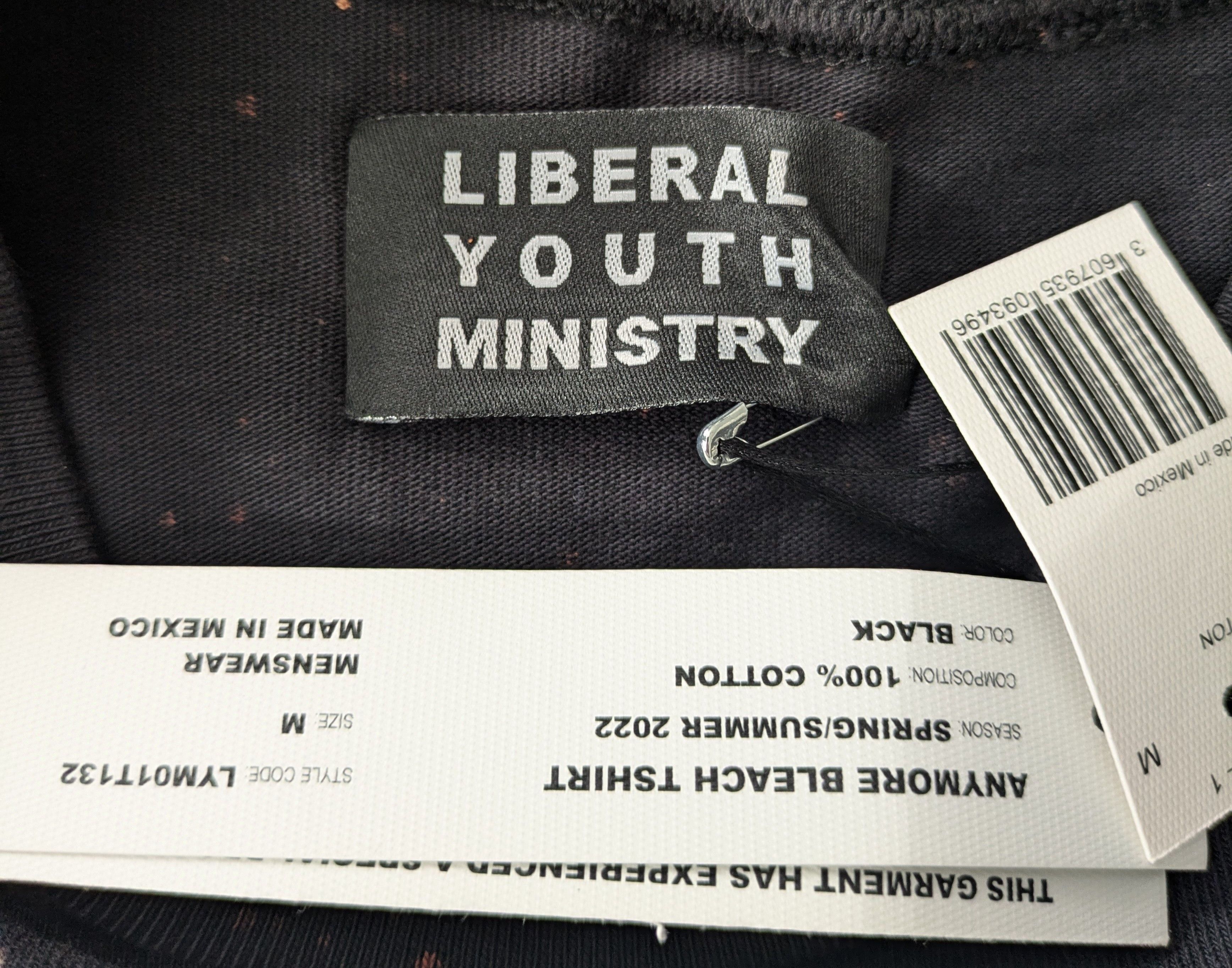 Liberal Youth Ministry Anymore Bleach Cropped Tee Size US M / EU 48-50 / 2 - 5 Thumbnail