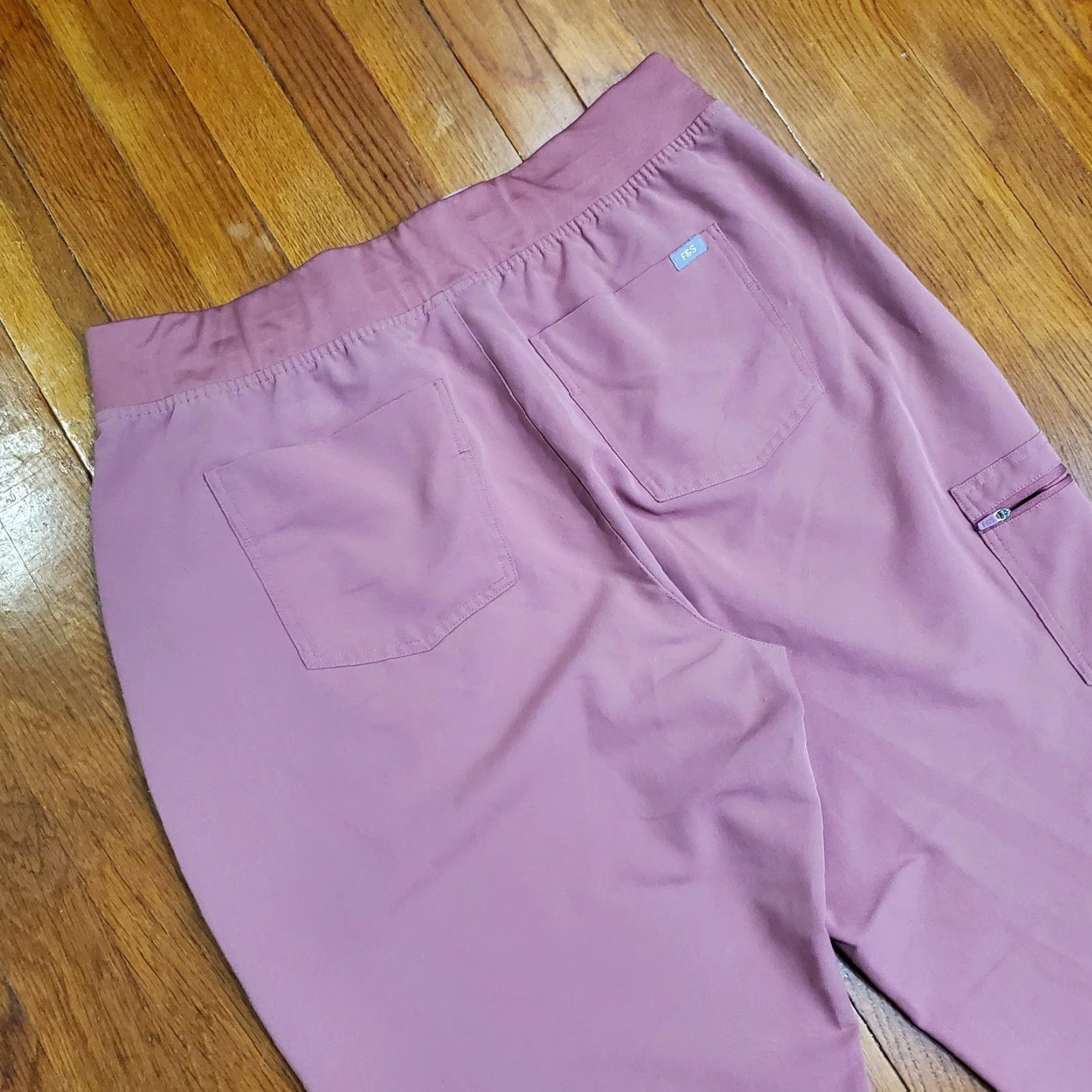Vintage FIGS Zamora Jogger Scrub Pants Womens XXL Pink Technical Collection Workwear Size 40" / US 18 - 3 Thumbnail