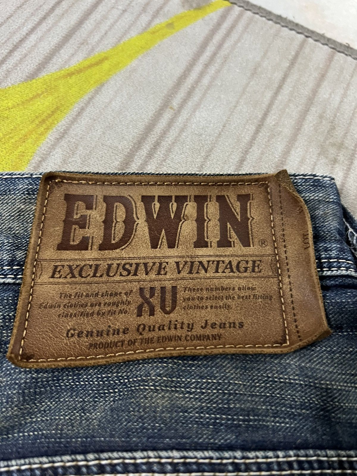 Edwin Edwin Exclusive Vintage XV Embroidery Mud Wash Jean Size US 32 / EU 48 - 21 Thumbnail