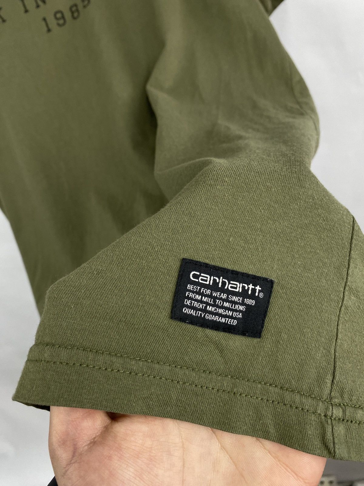 Carhartt 🇺🇸 Carhartt Work in Progress 1989 Military Style T-Shirt Rare Size US M / EU 48-50 / 2 - 6 Thumbnail
