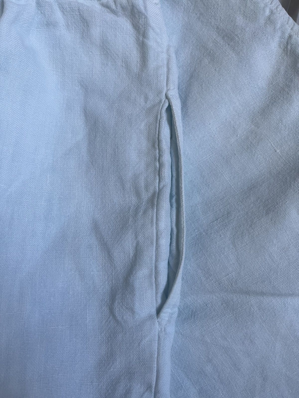 OSKA OSKA Balloon Washed Linen Turquoise Trousers Size 34" / US 12 / IT 48 - 7 Thumbnail