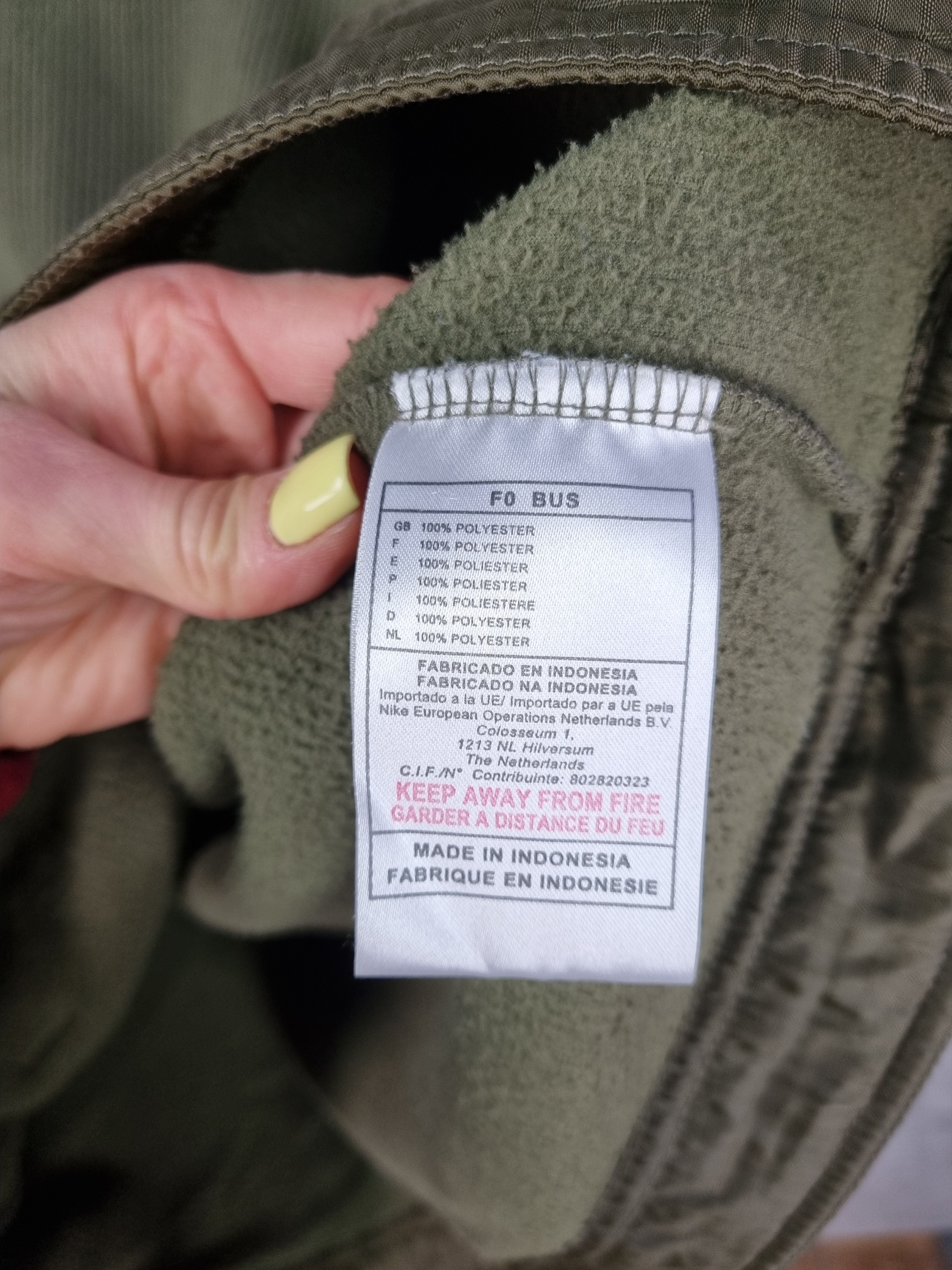 Nike × Vintage Vintage NIKE Small Swoosh Fleece Hoodie Travis Scott style Size US L / EU 52-54 / 3 - 17 Thumbnail