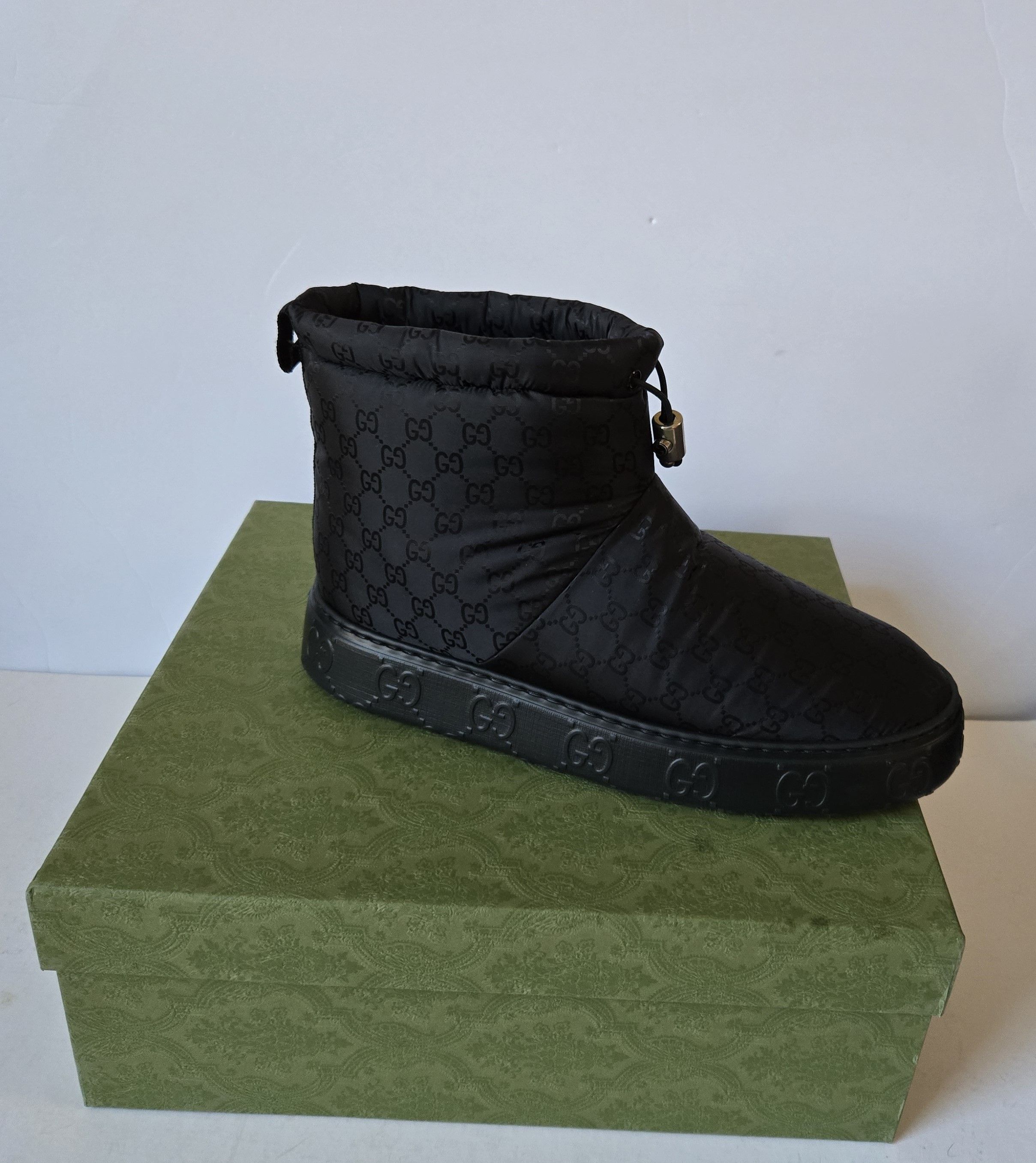 Gucci NIB Gucci GG nylon ankle boots- size G 10.5/ US 11.5 Size US 11.5 / EU 44-45 - 3 Thumbnail