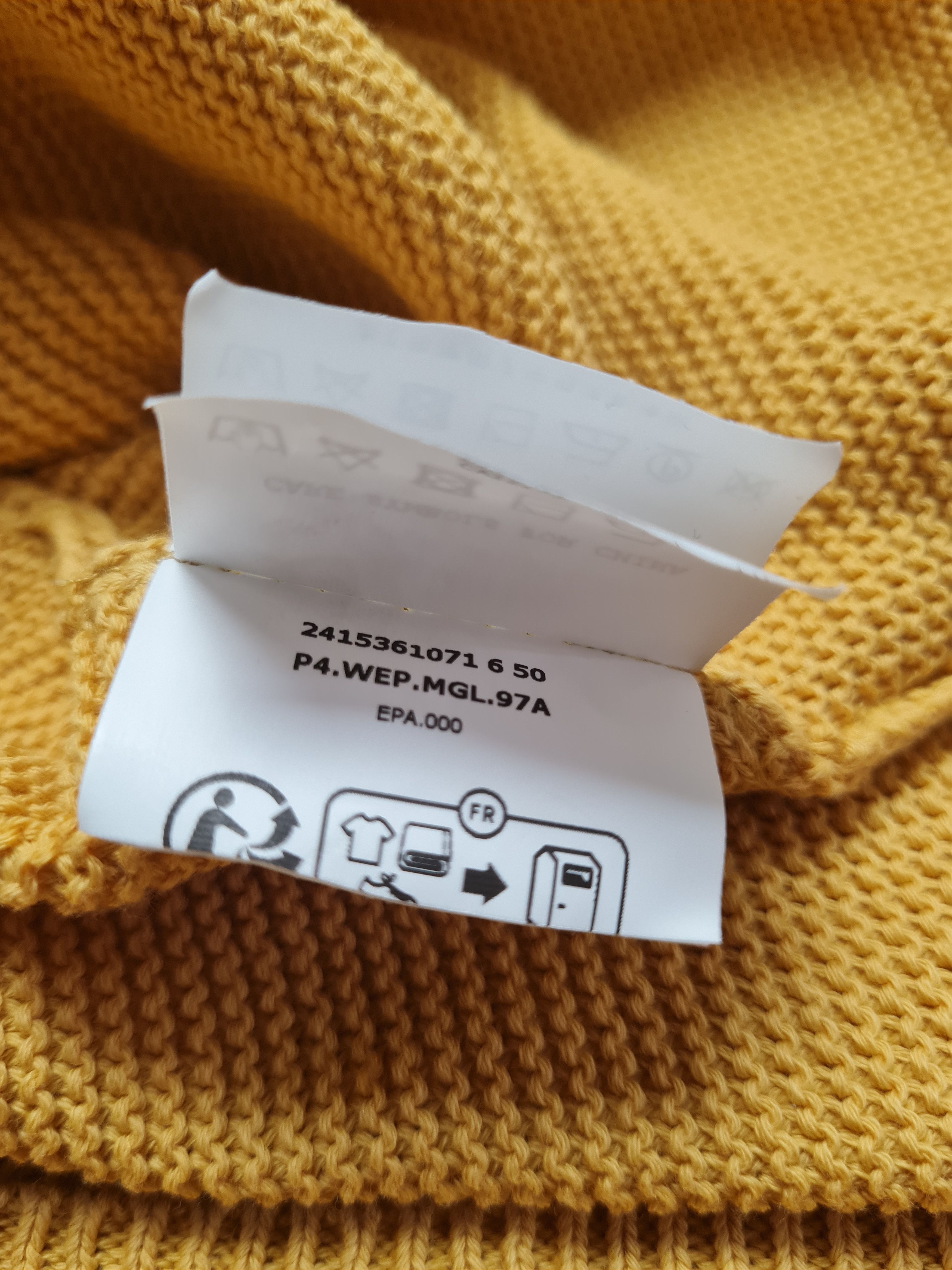 Max Mara Weekend Max Mara Womens Yellow Knit Sweater Raglan Sleeve Size M / US 6-8 / IT 42-44 - 17 Thumbnail