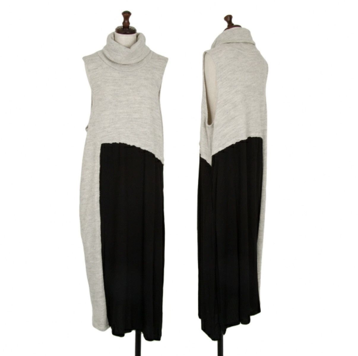 Yohji Yamamoto 🔥🔥🔥ARCHIVE YS YOHJI YAMAMOTO SLEEVELESS 2TONE DRESS Size S / US 4 / IT 40 - 1 Thumbnail