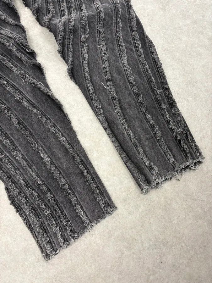 Mugler AW2025 Mugler Spiral Baggy Washed Grey Gradient Jeans Size US 30 / EU 46 - 8 Thumbnail